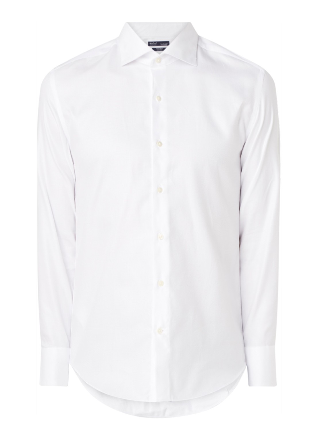 Mango Alfred regular fit strijkvrij overhemd - voorkant 2 wit