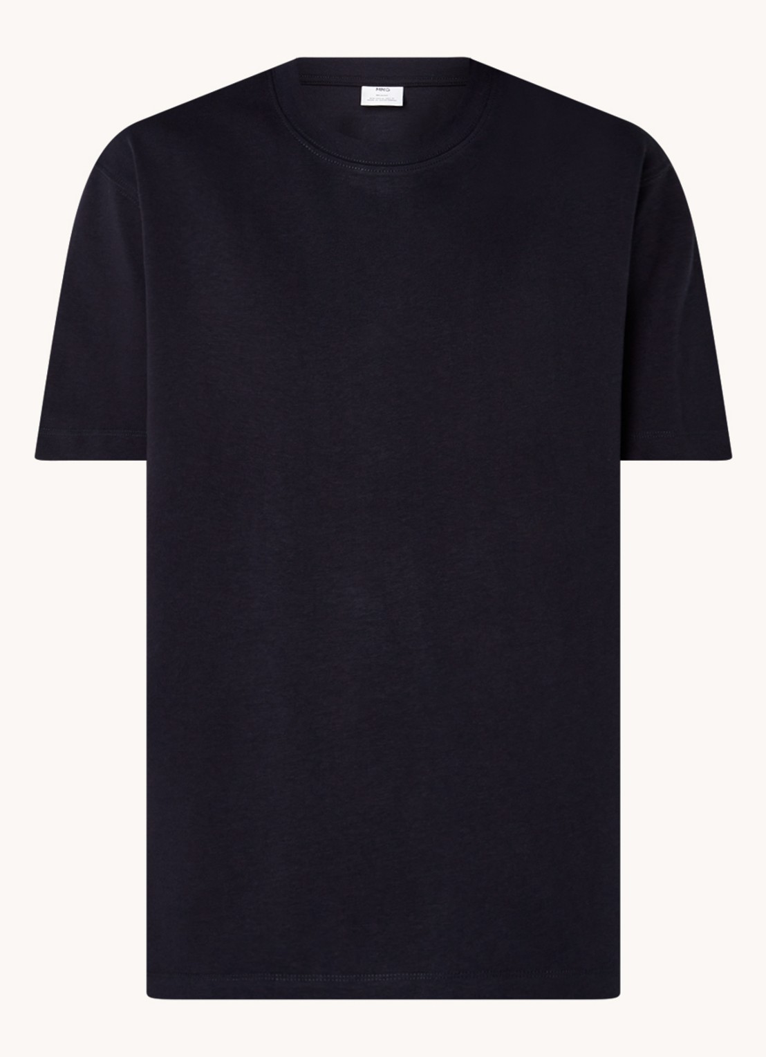 MANGO Anouk T-shirt met ronde hals  - voorkant 2 blauw