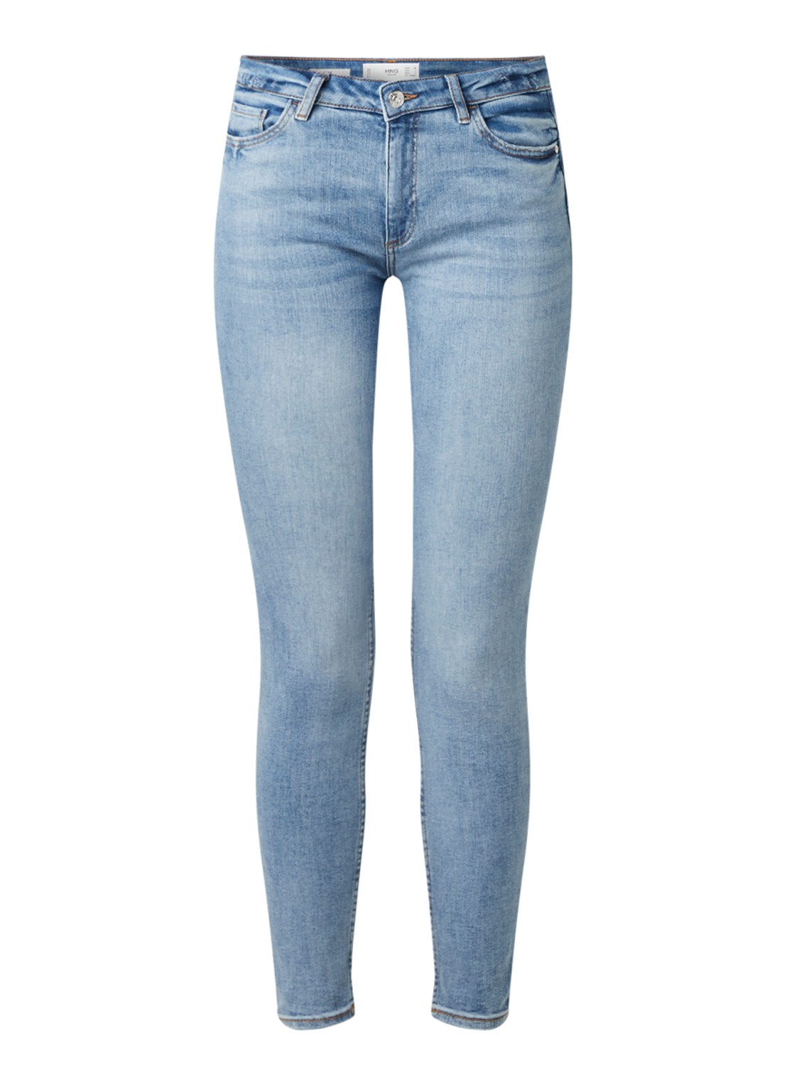Mango Kim low waist super skinny fit jeans  - voorkant 3 jeans