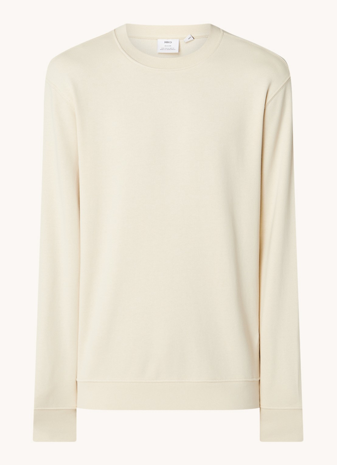 MANGO Sweater van katoen - voorkant 3 beige