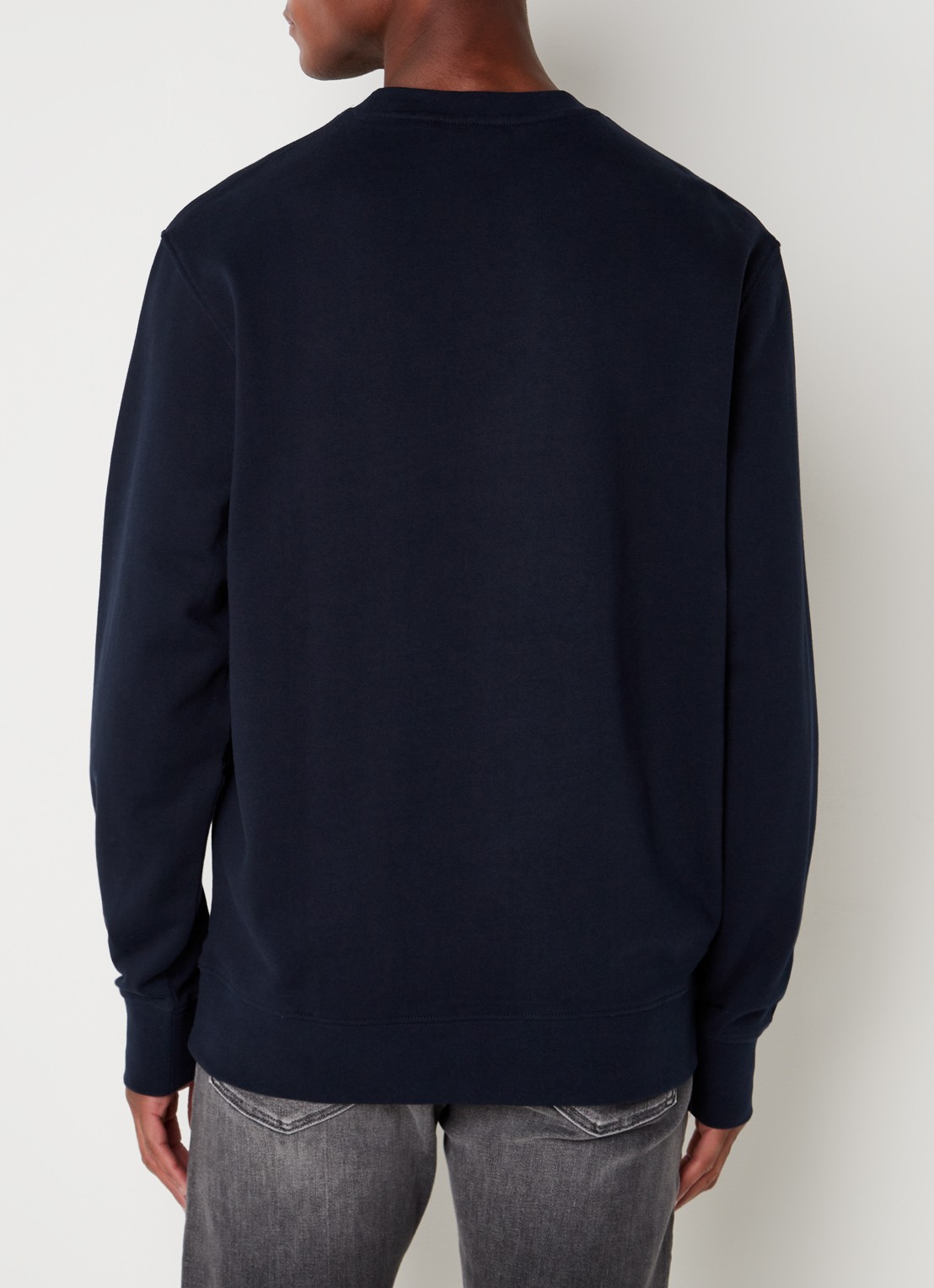 MANGO Sweater van katoen - achterkant blauw
