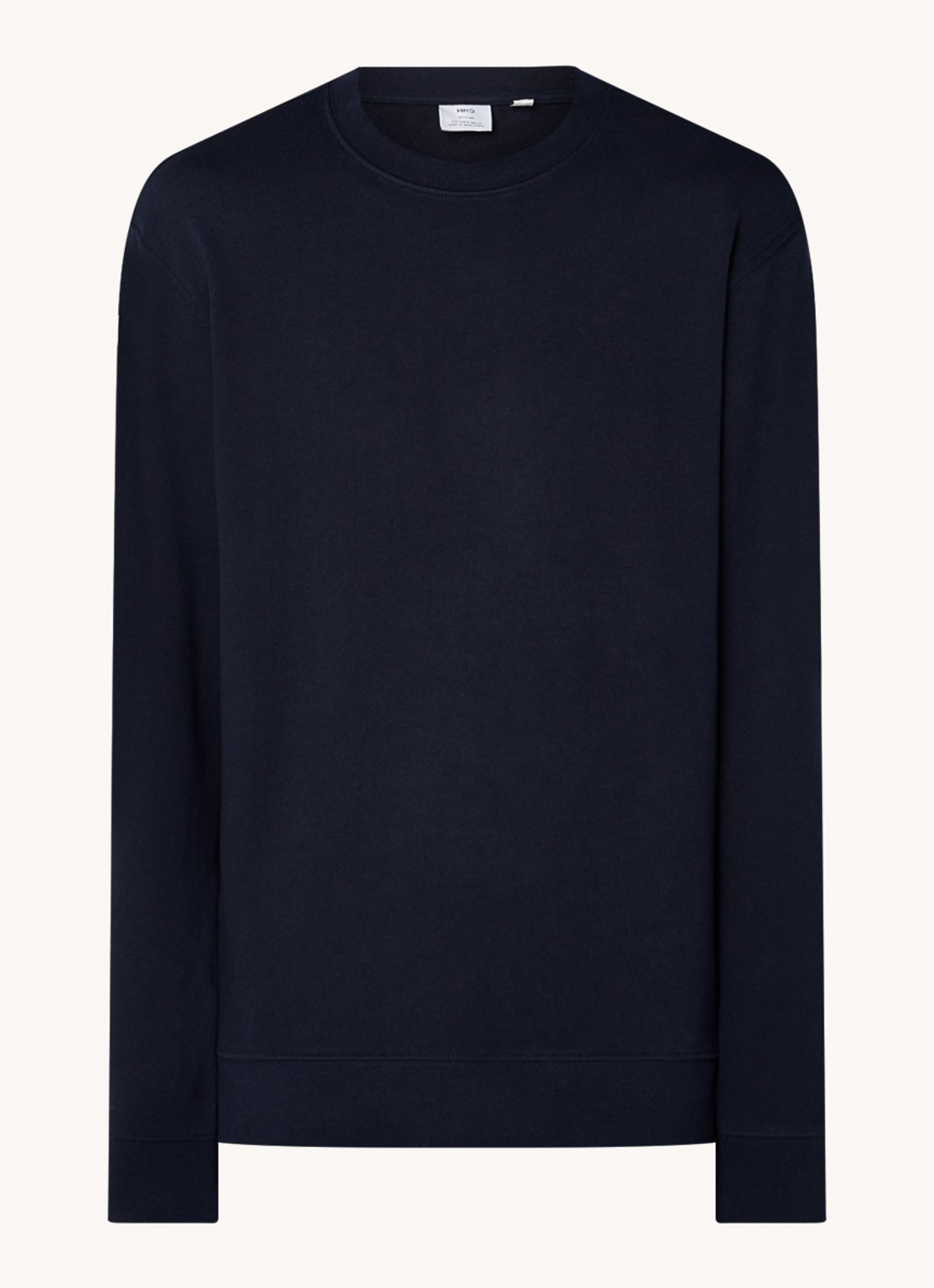MANGO Sweater van katoen - voorkant 2 blauw
