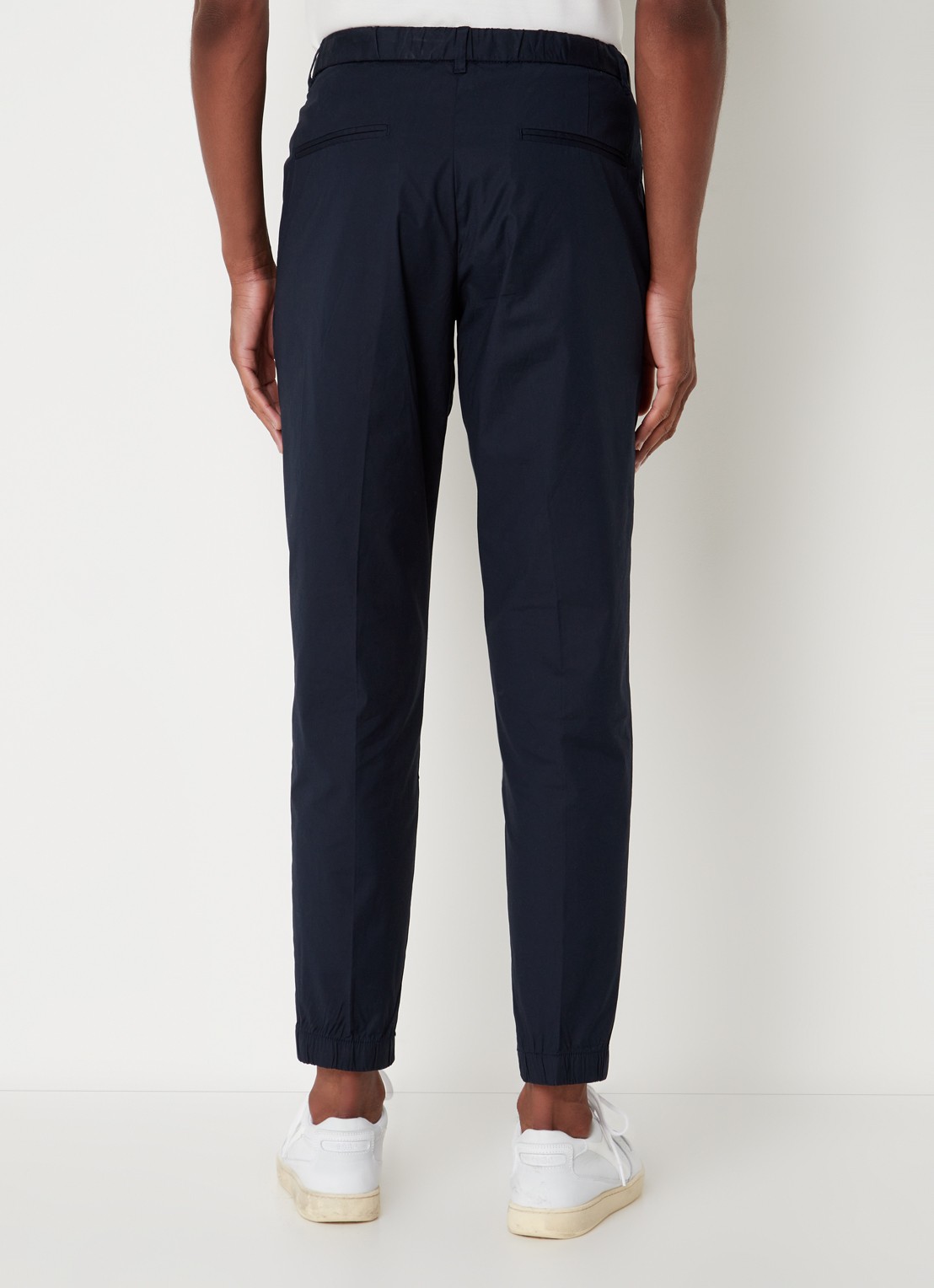 MANGO Trevi slim fit chino met steekzakken - achterkant 2 blauw