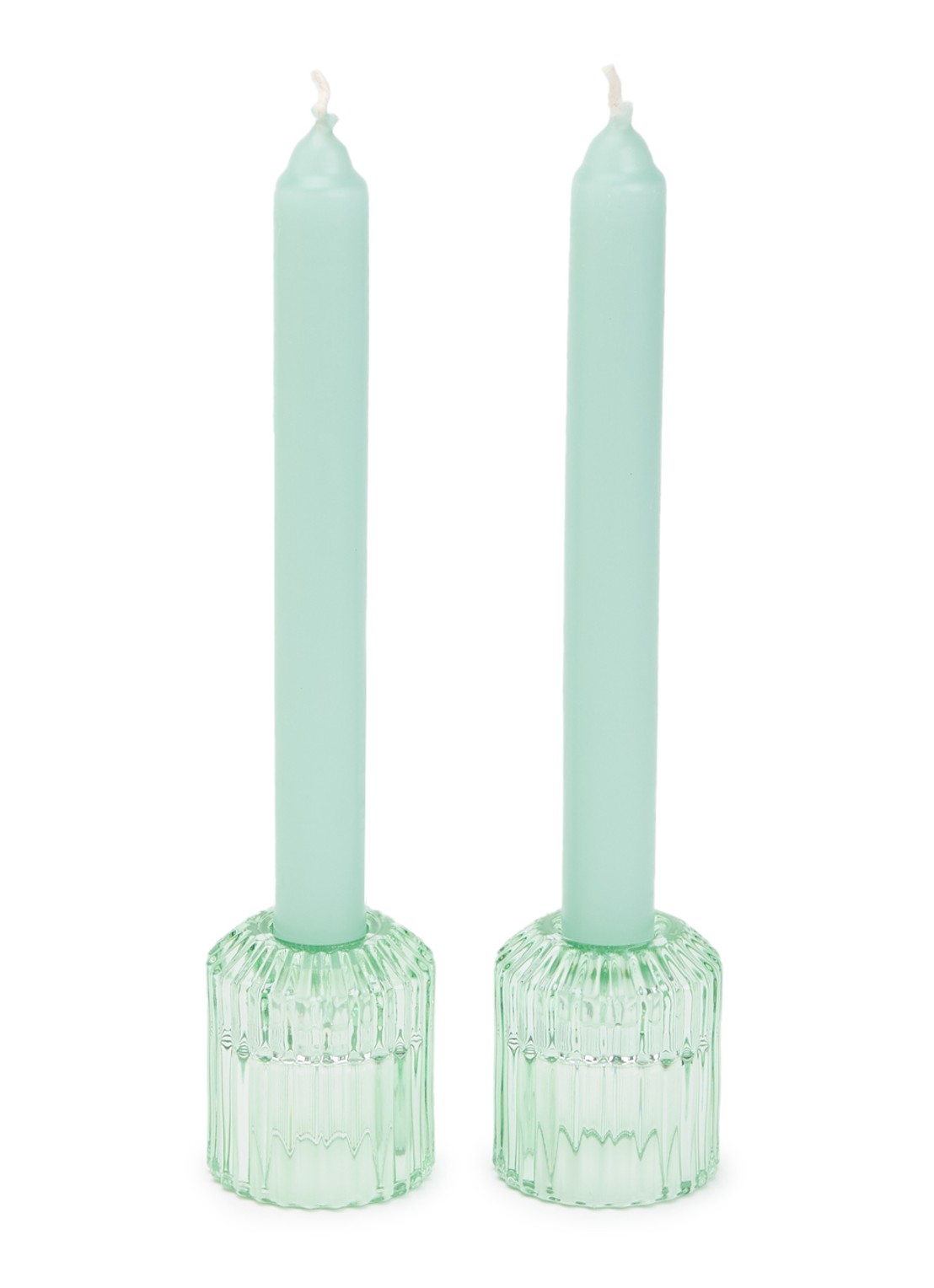 Mano Atelier Dinerkaars met houder set van 2  - voorkant 2 lichtgroen