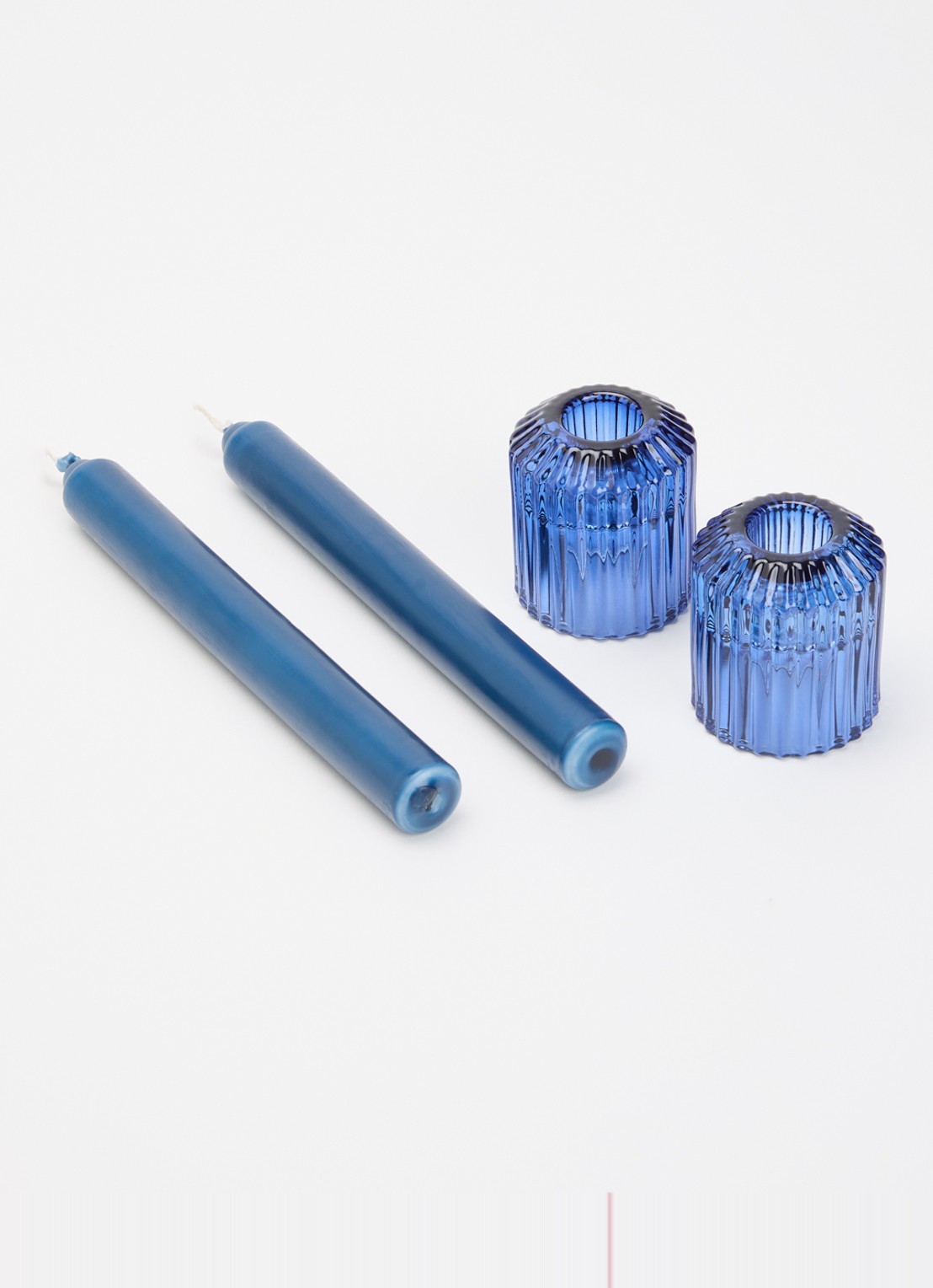 Mano Atelier Dinerkaars met houder set van 2  - voorkant 3 donkerblauw