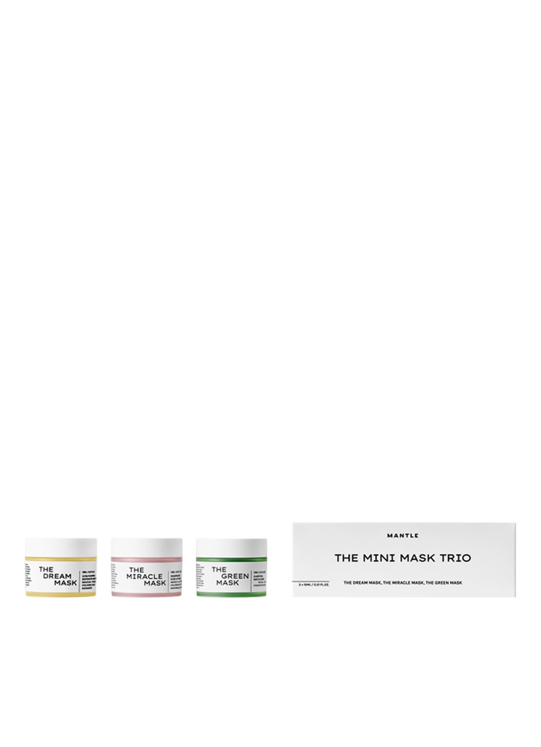 Mantle The Mini Mask Trio - verzorgingsset - voorkant undefined