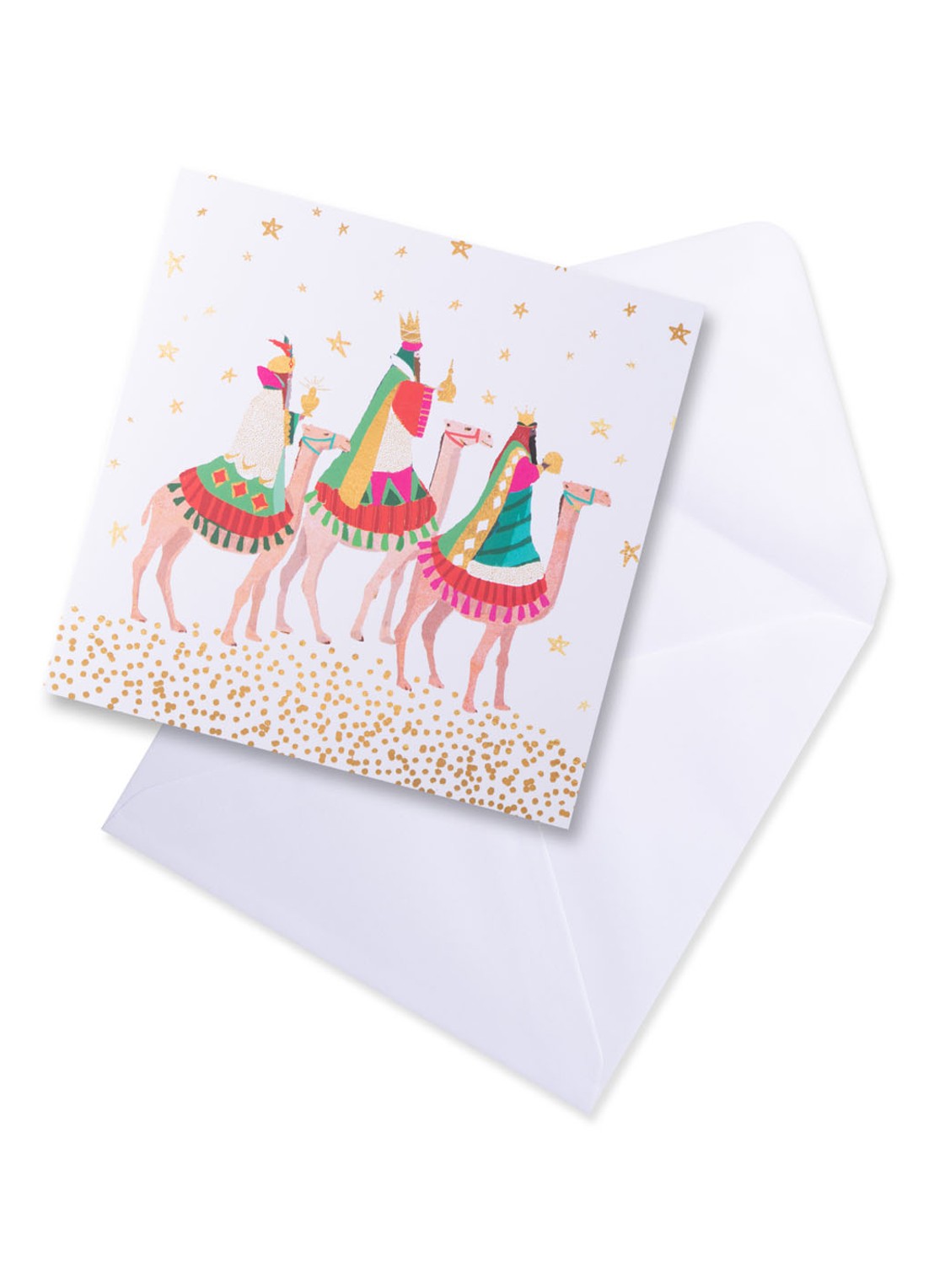 MAP Publishing De Drie Koningen kerstkaart - set van 8 inclusief enveloppen - achterkant 3 undefined