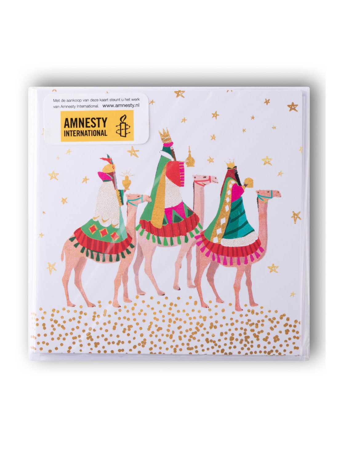 MAP Publishing De Drie Koningen kerstkaart - set van 8 inclusief enveloppen - voorkant undefined