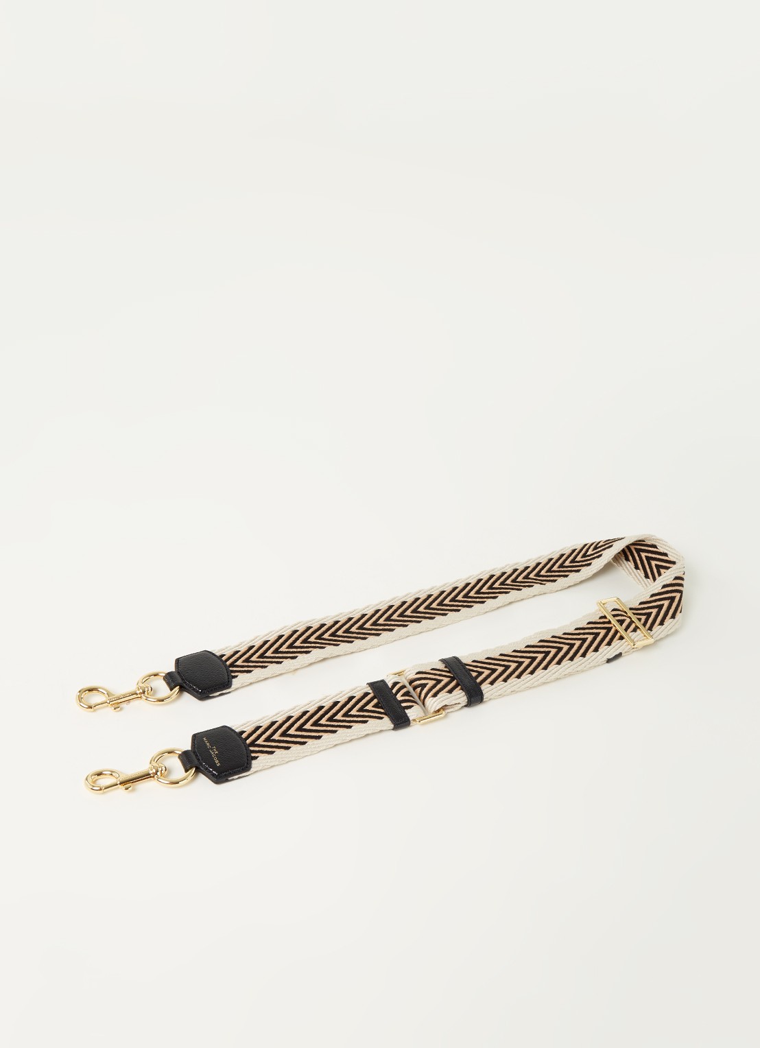 Marc Jacobs Arrow schouderriem met print - voorkant beige