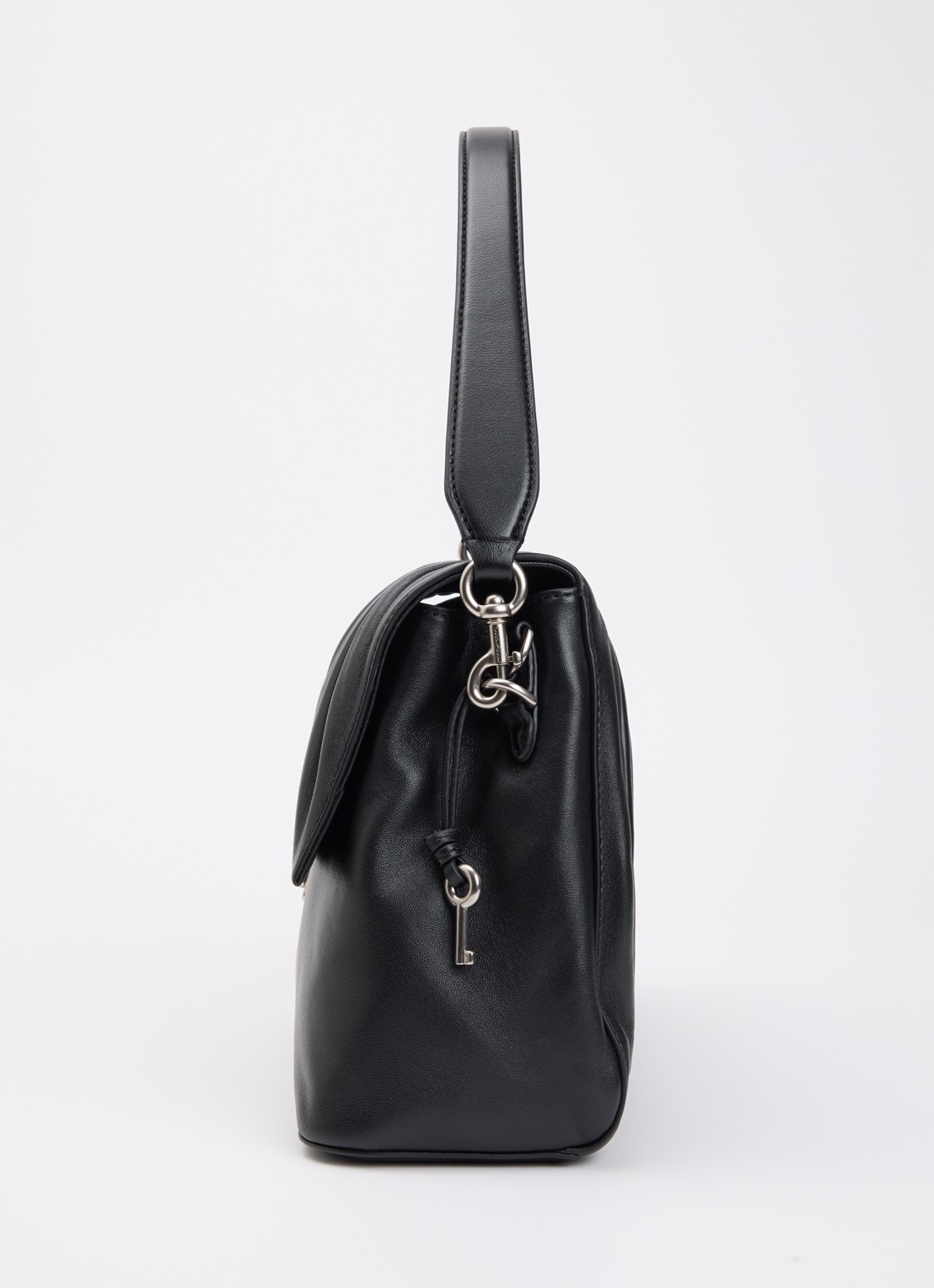Marc Jacobs Christina schoudertas van lamsleer met afneembare schouderriem - detail 3 zwart