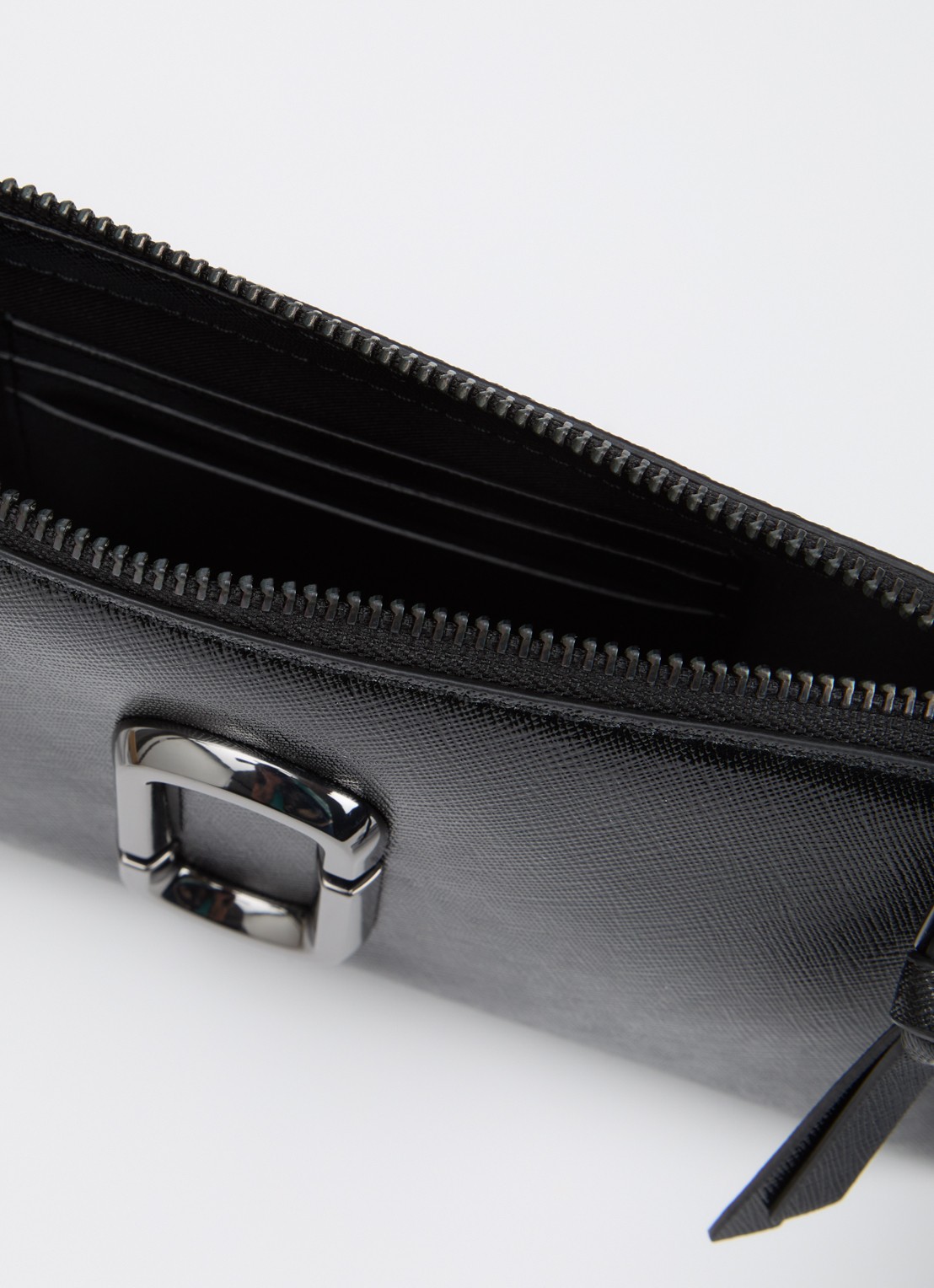 Marc Jacobs Le Pochette schoudertas van leer met afneembare schouderriem  - detail 5 zwart