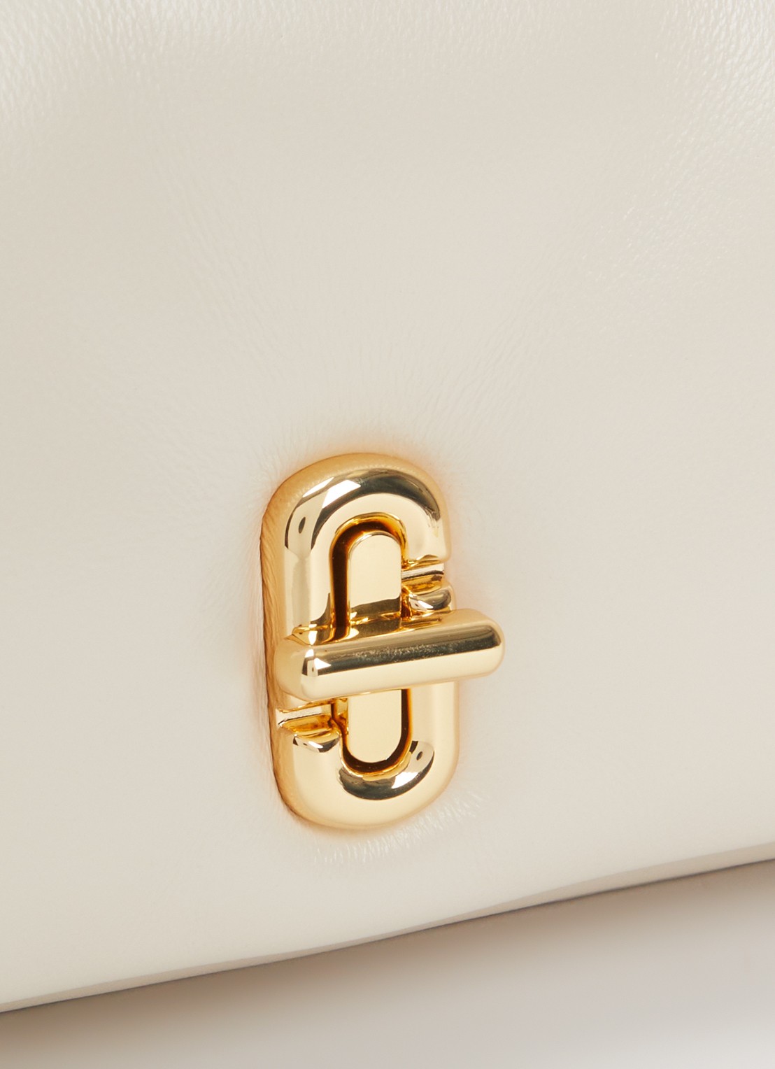 Marc Jacobs Scene Chain Mini schoudertas van lamsleer - detail 4 ivoor