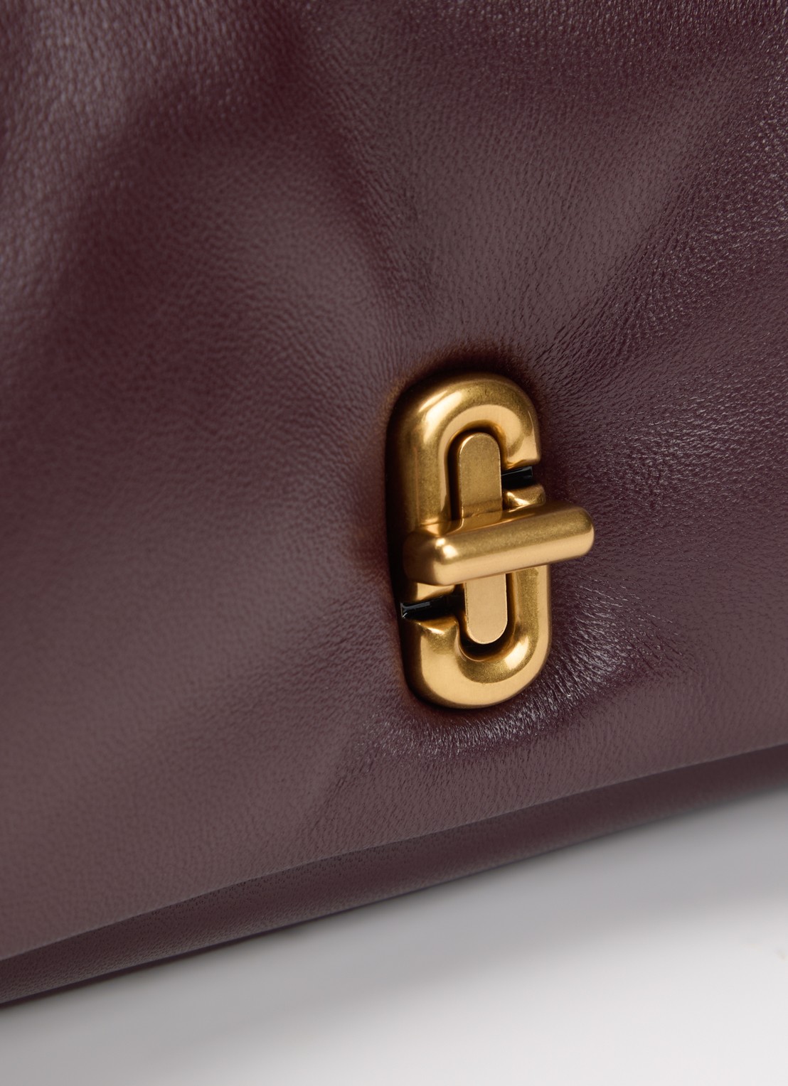 Marc Jacobs Scene Chain Mini schoudertas van lamsleer - detail 5 aubergine