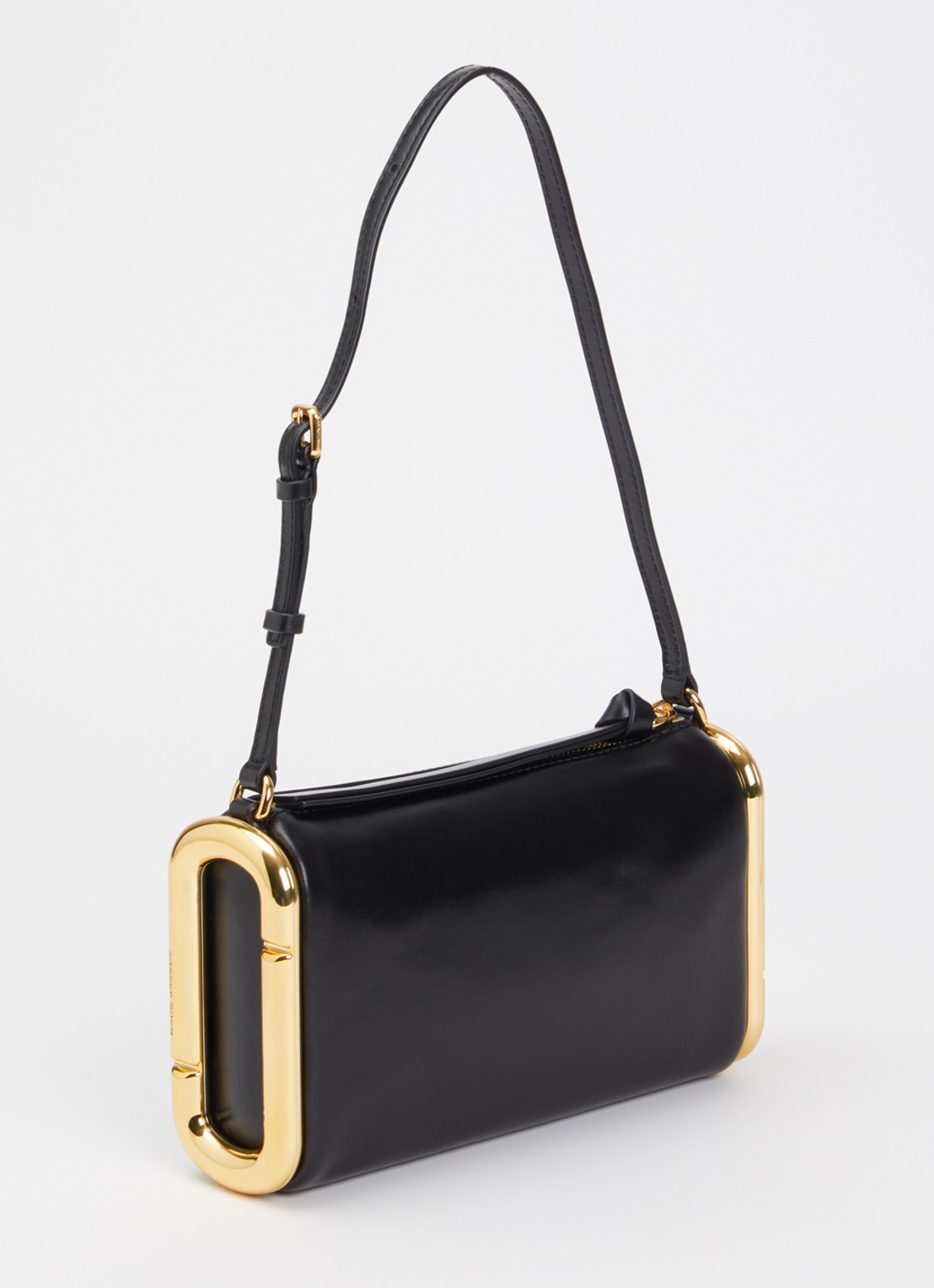 Marc Jacobs Scene small schoudertas van leer met logo  - achterkant zwart