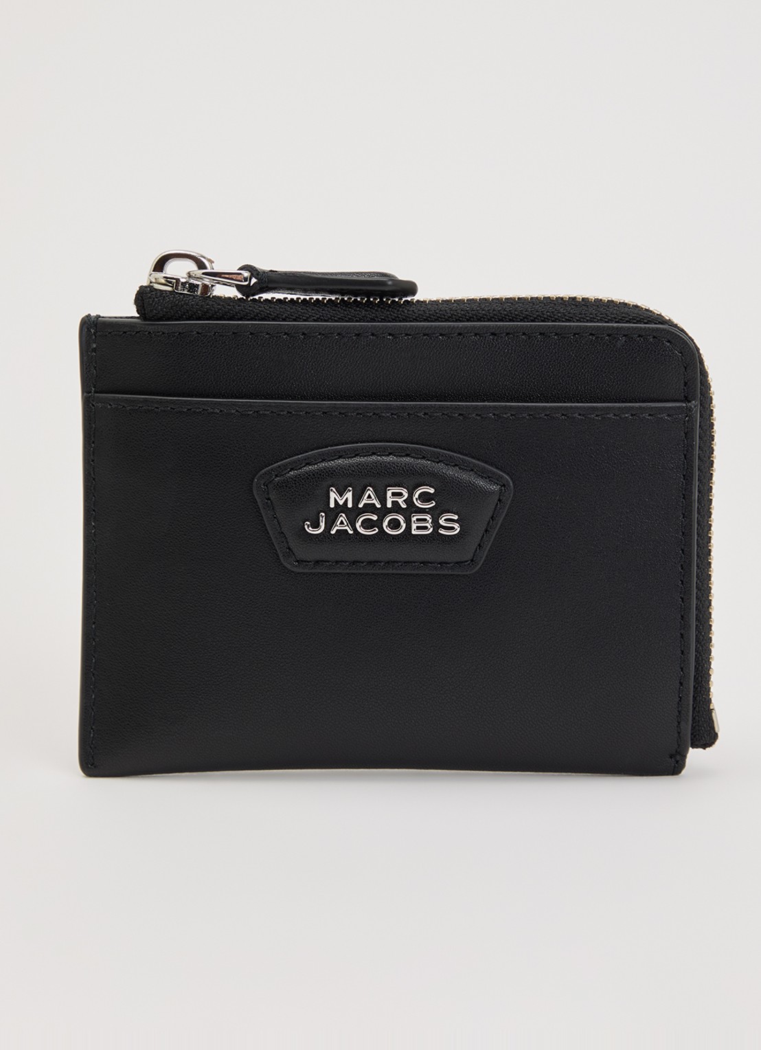 Marc Jacobs The Accordion pasjeshouder van leer - voorkant zwart