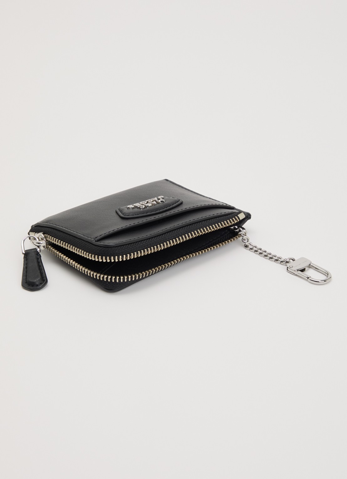 Marc Jacobs The Accordion pasjeshouder van leer - voorkant 2 zwart