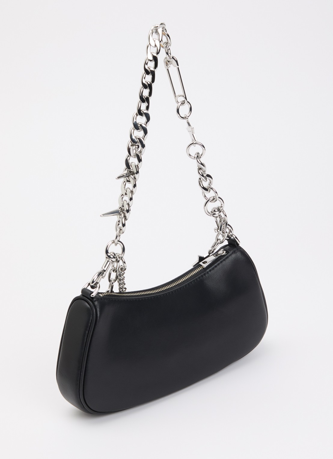Marc Jacobs The charm schoudertas van leer met afneembare schouderriem - achterkant 6 zwart