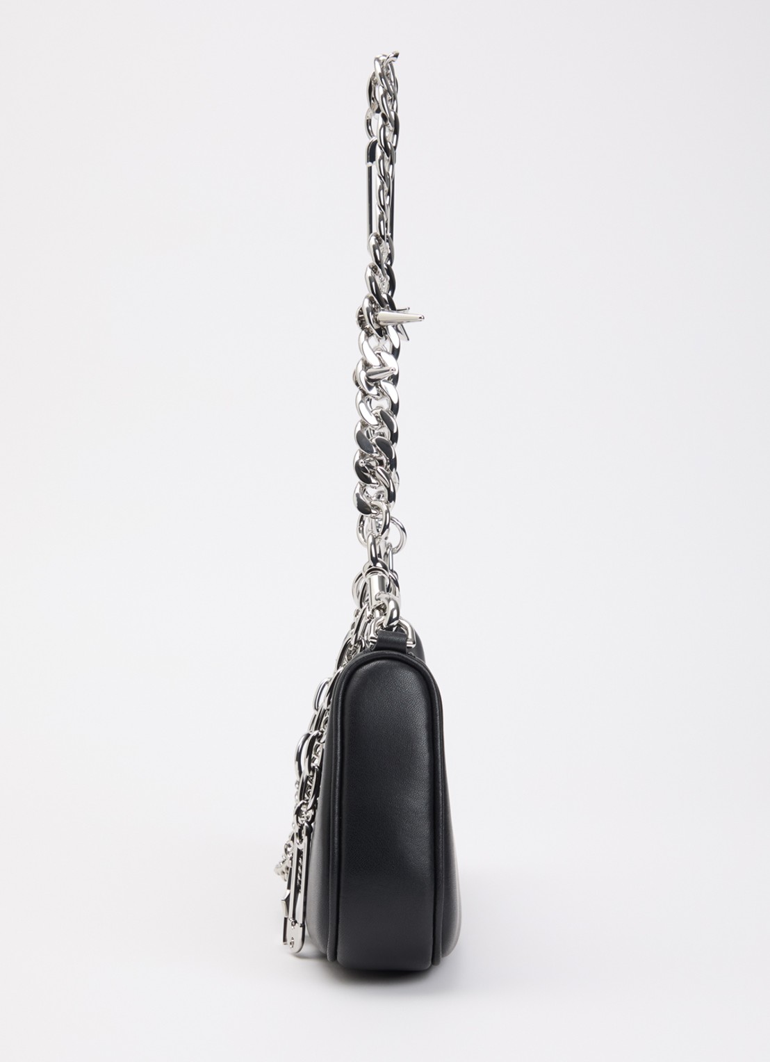 Marc Jacobs The charm schoudertas van leer met afneembare schouderriem - detail 3 zwart