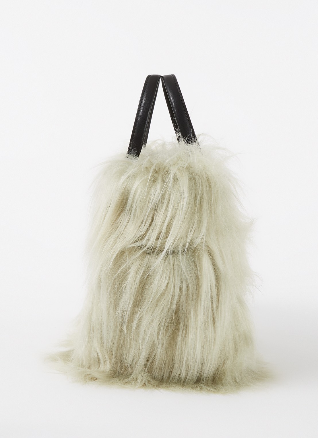 Marc Jacobs The Creature Mini Tote handtas met imitatiebont - detail 5 groen