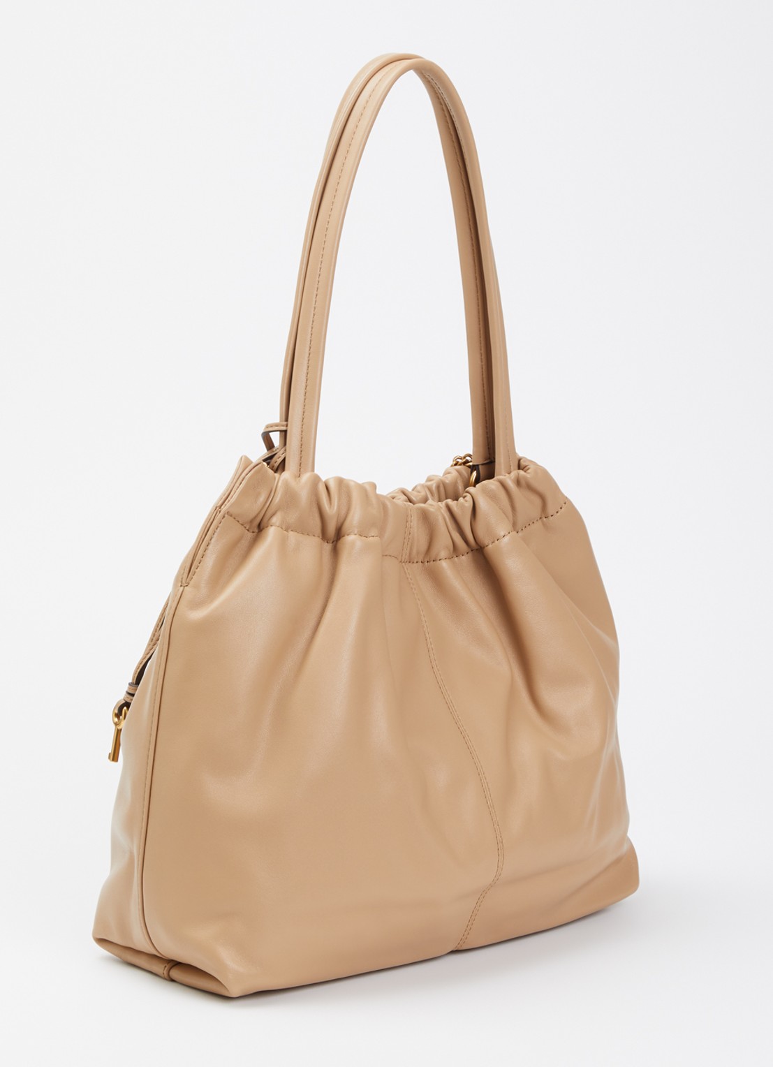 Marc Jacobs The Cristina Tote schoudertas van lamsleer - achterkant camel