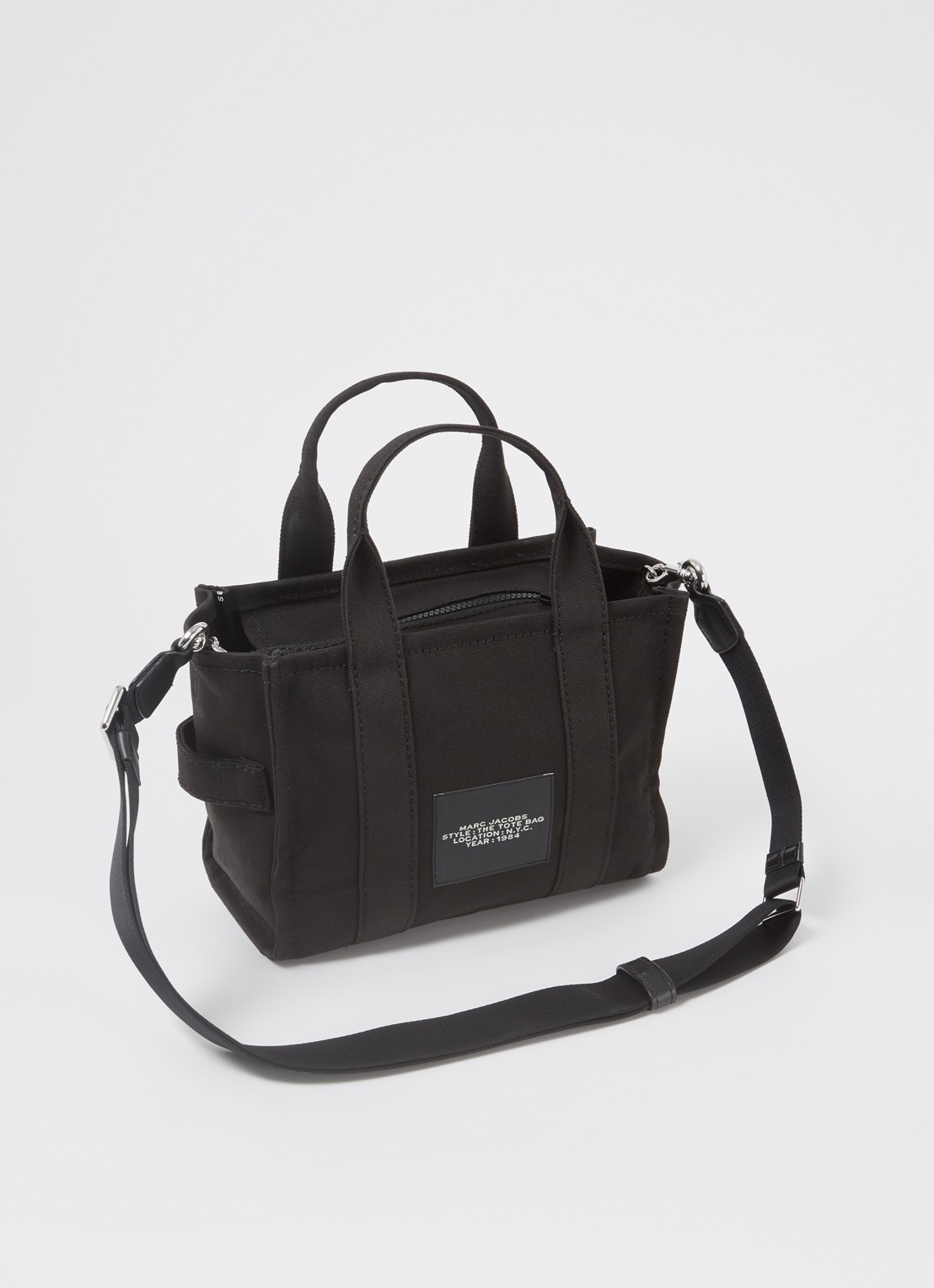 Marc Jacobs The Crossbody Tote handtas met logo - achterkant zwart