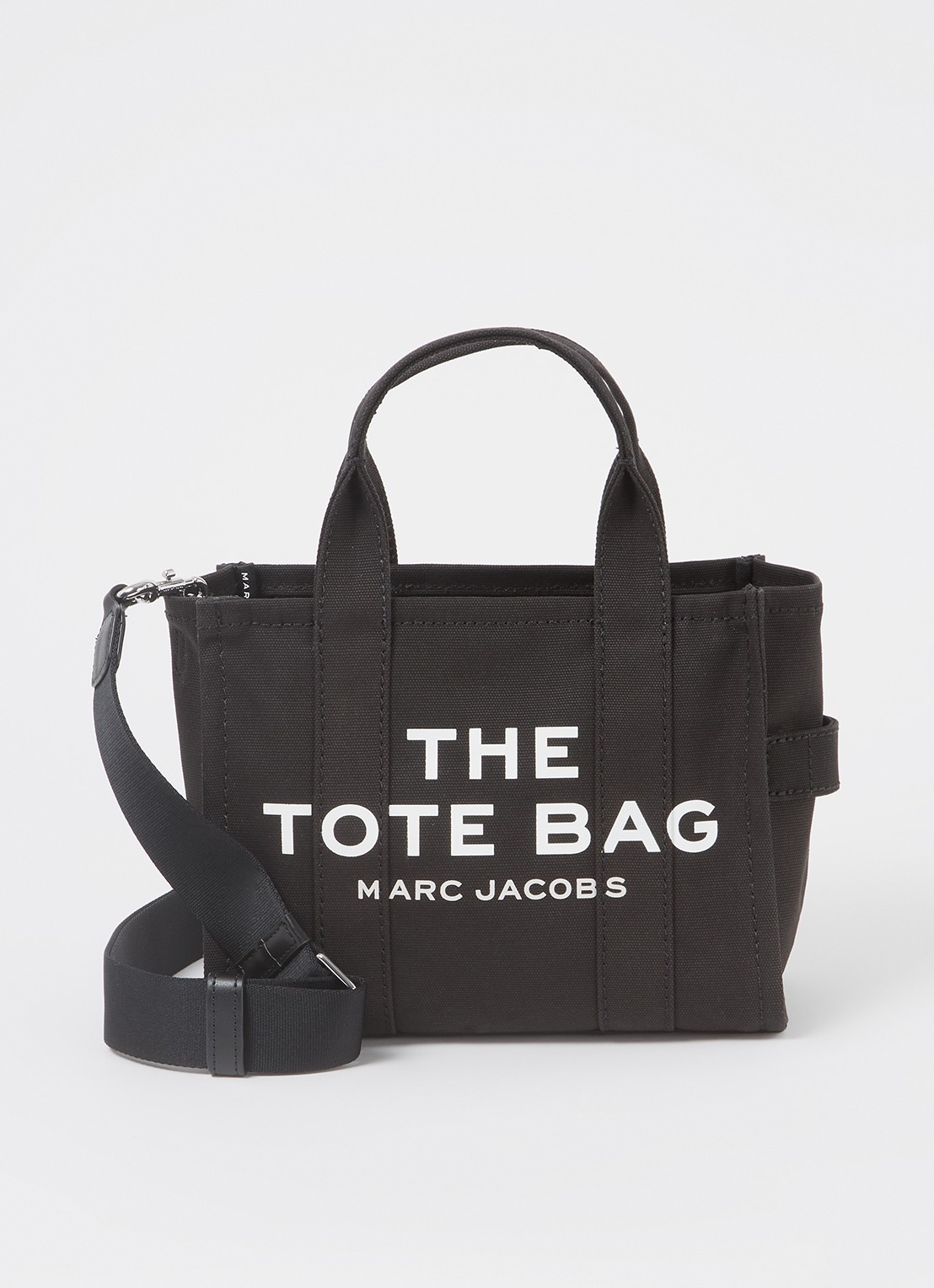 Marc Jacobs The Crossbody Tote handtas met logo - voorkant 2 zwart