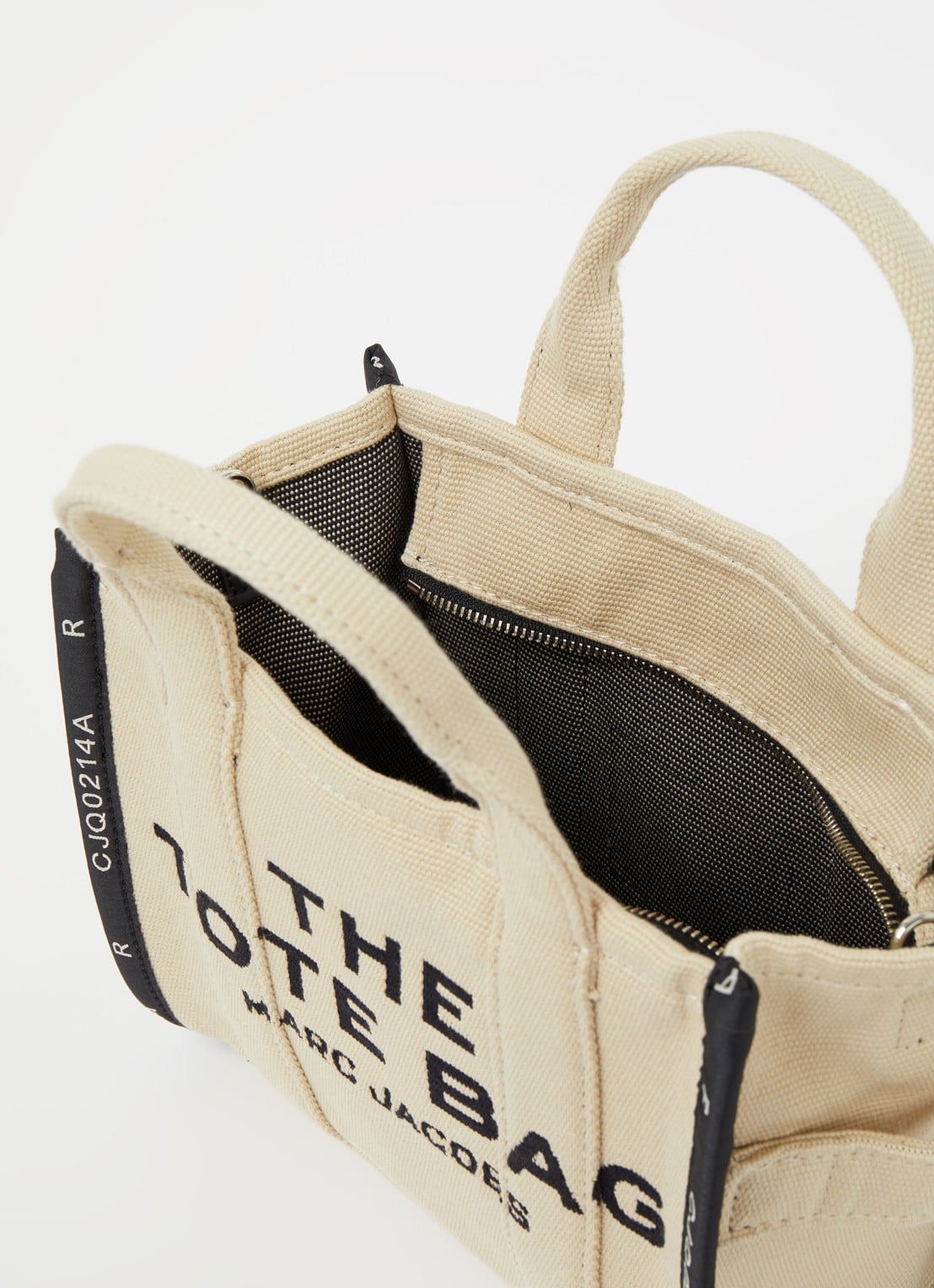 Marc Jacobs The Crossbody Tote handtas met logo - detail 4 creme