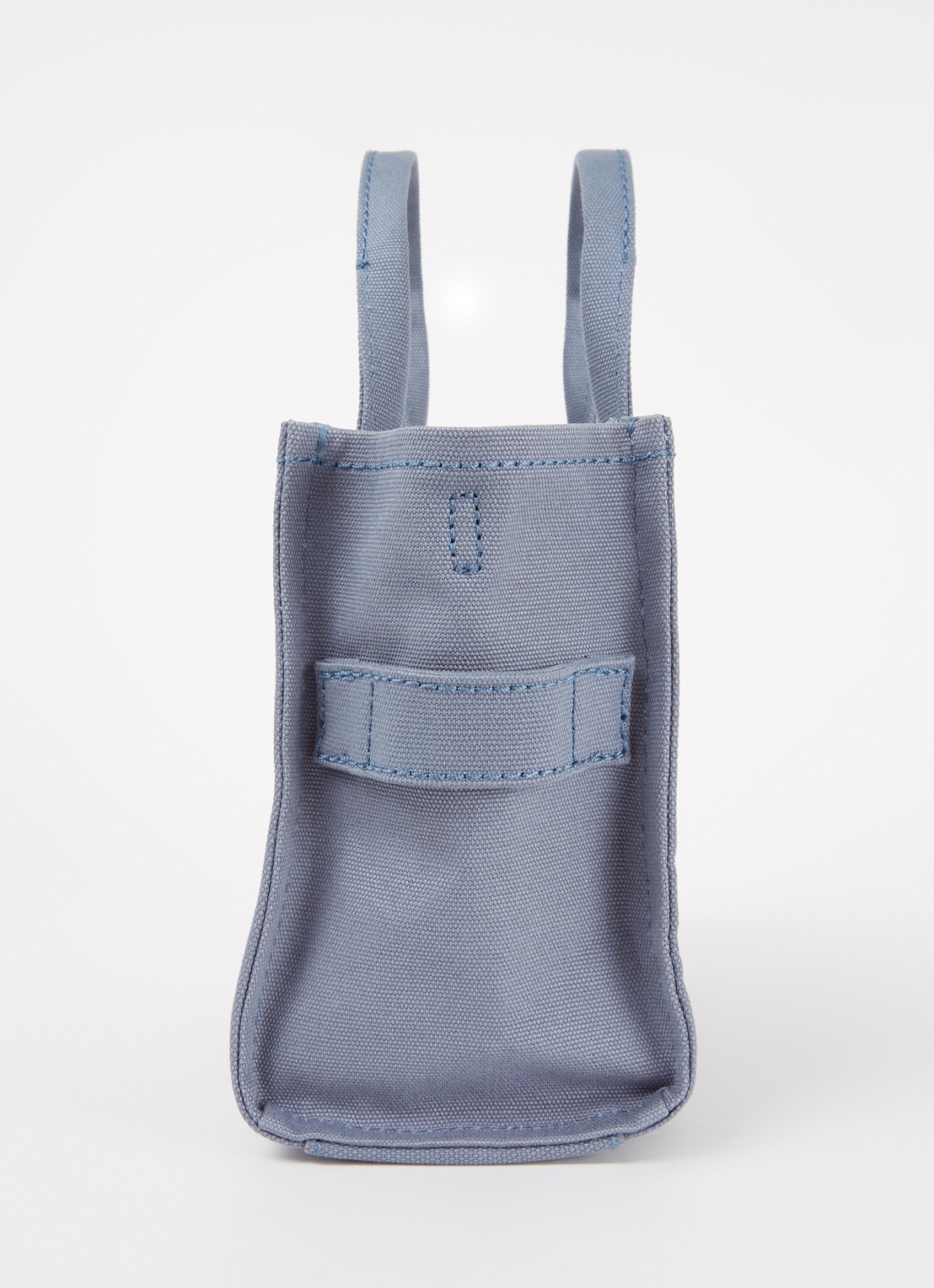 Marc Jacobs The Crossbody Tote handtas met logo - detail 2 staalblauw