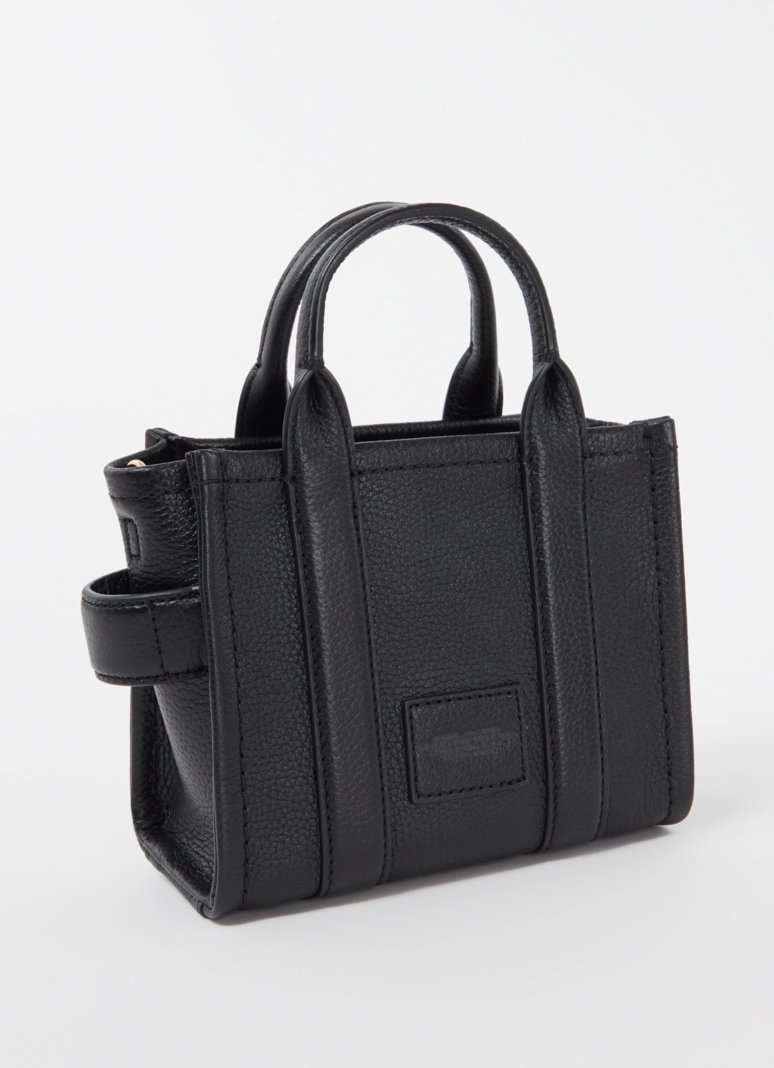 Marc Jacobs The Crossbody Tote handtas van leer - achterkant 4 zwart
