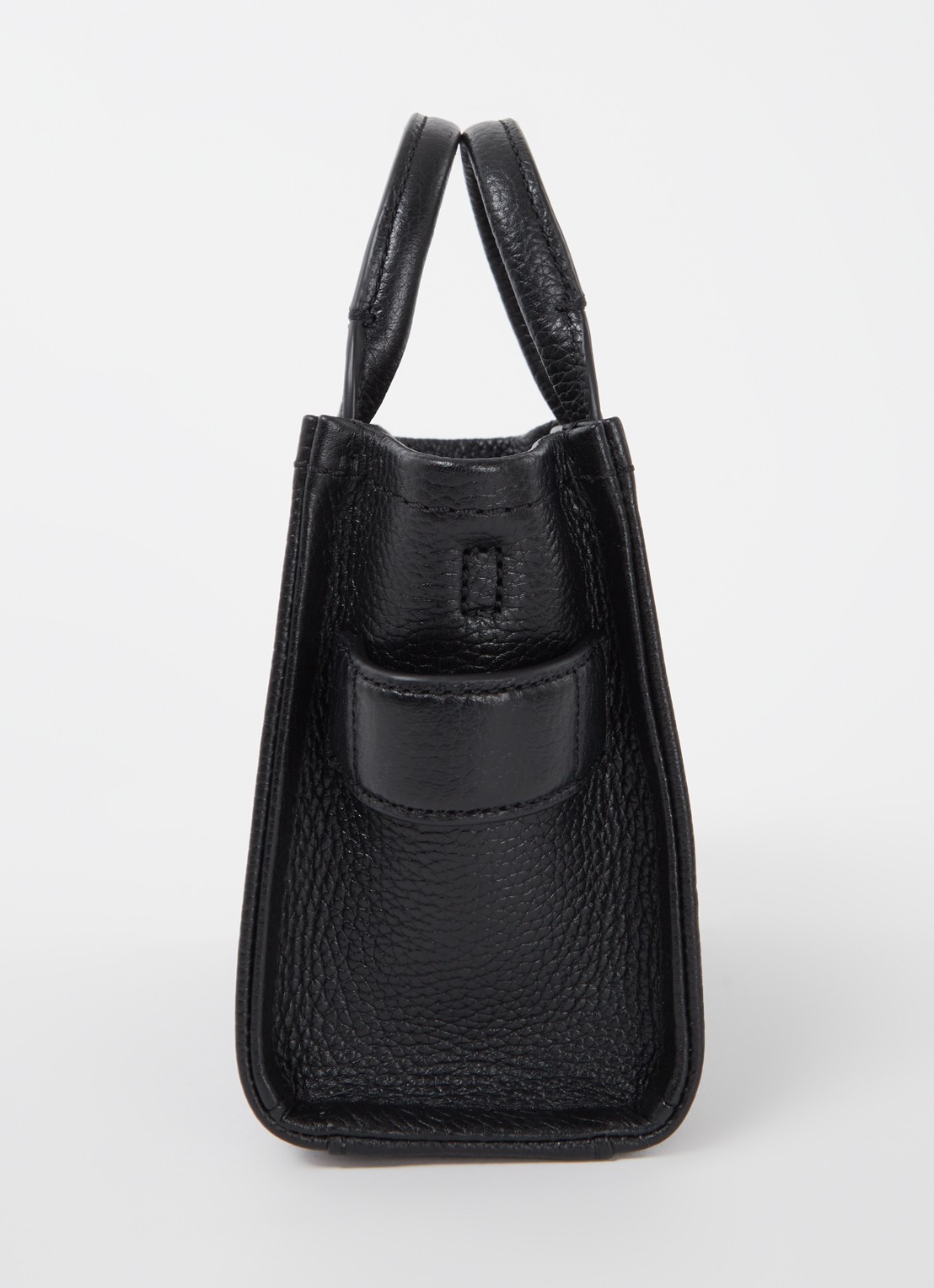 Marc Jacobs The Crossbody Tote handtas van leer - detail 2 zwart