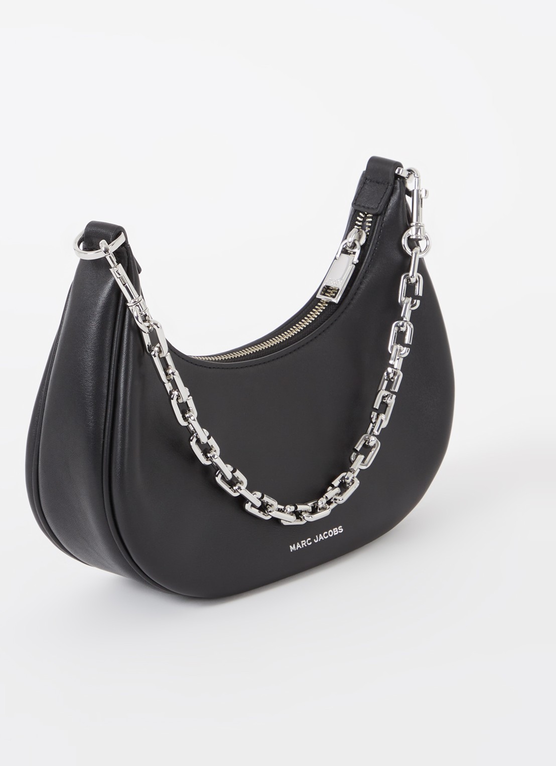 Marc Jacobs The Curve schoudertas van leer - achterkant 7 zwart