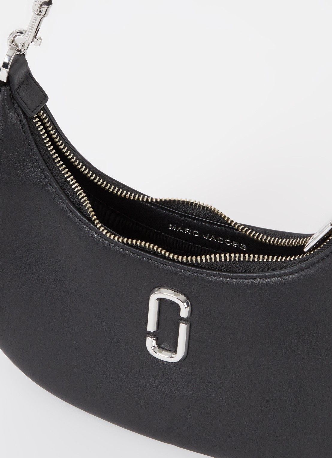 Marc Jacobs The Curve schoudertas van leer - detail 4 zwart