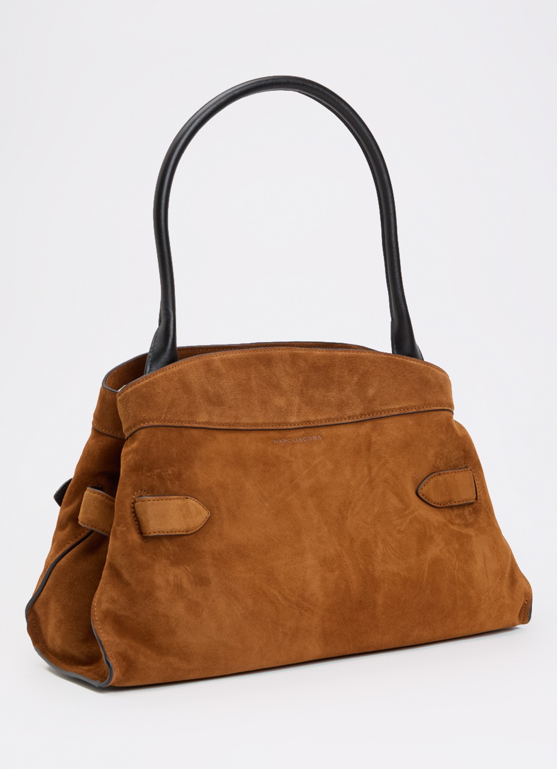 Marc Jacobs The Dakota Satchel schoudertas van suède  - achterkant koper