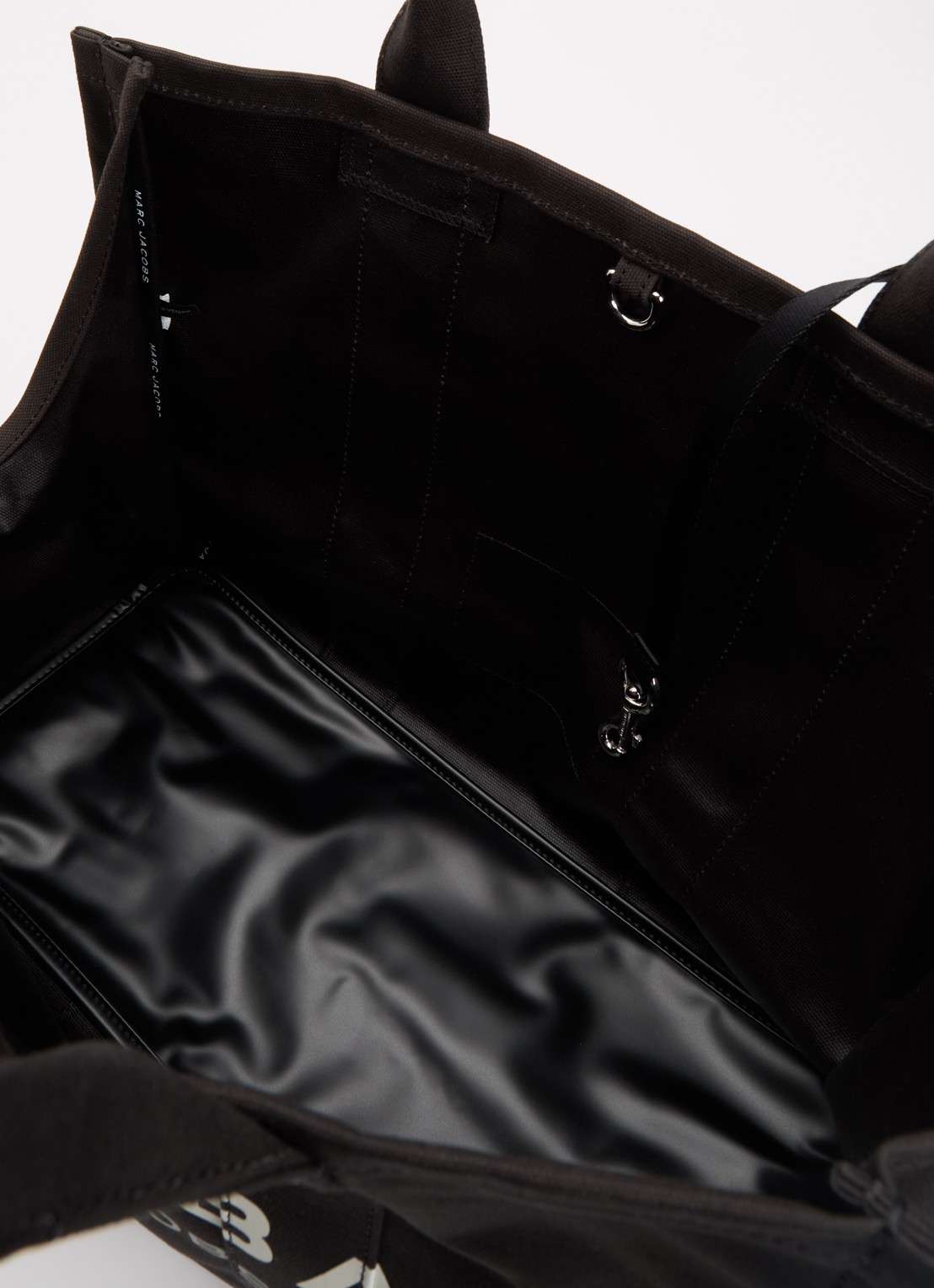 Marc Jacobs The Doggy Bag handtas van canvas met sleuteletui - detail 3 zwart