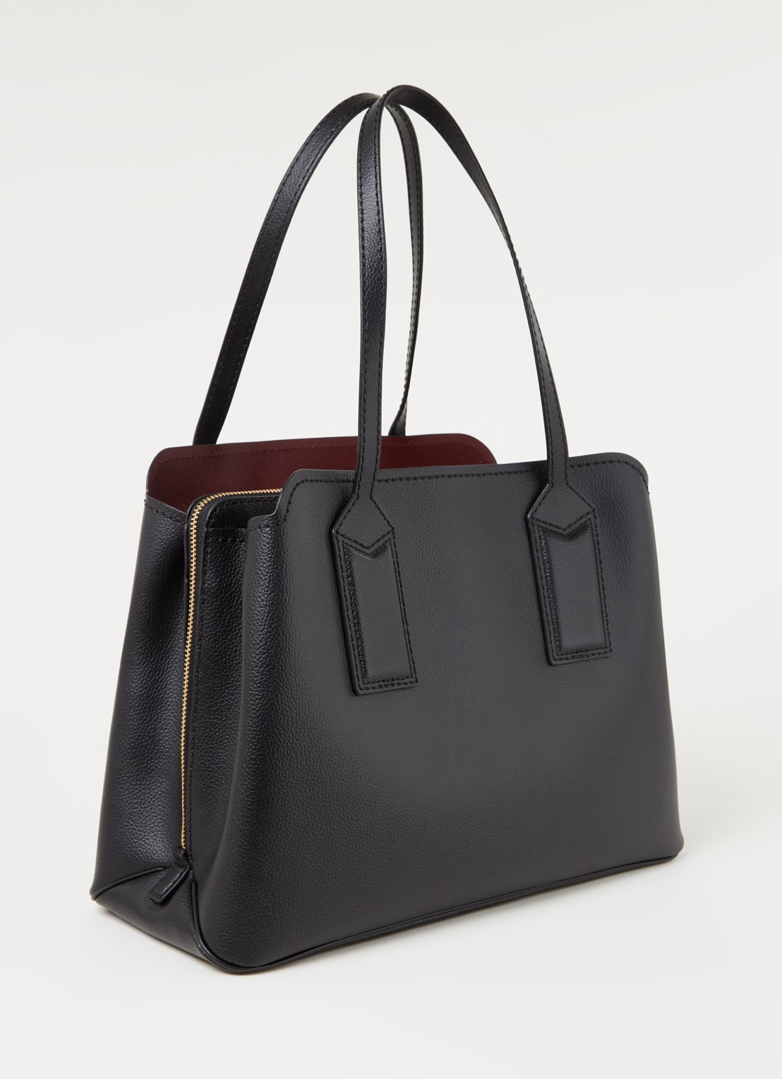 Marc Jacobs The Editor schoudertas van leer - detail 2 zwart