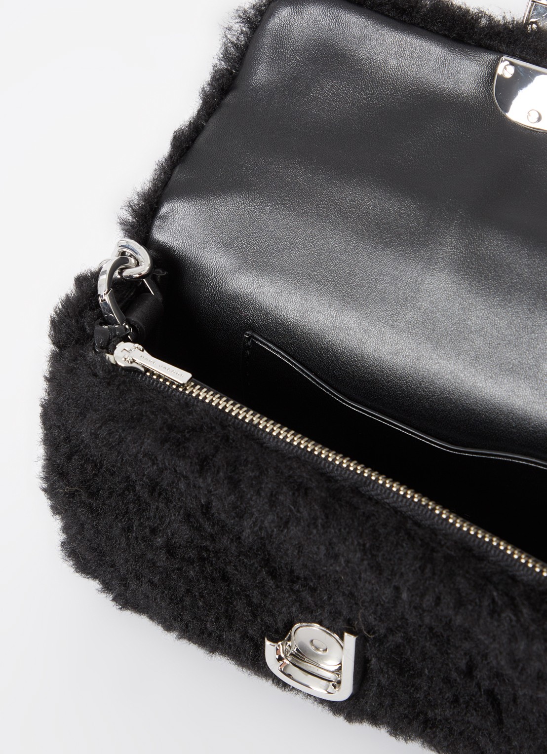 Marc Jacobs The J Marc schoudertas van teddy - detail 2 zwart