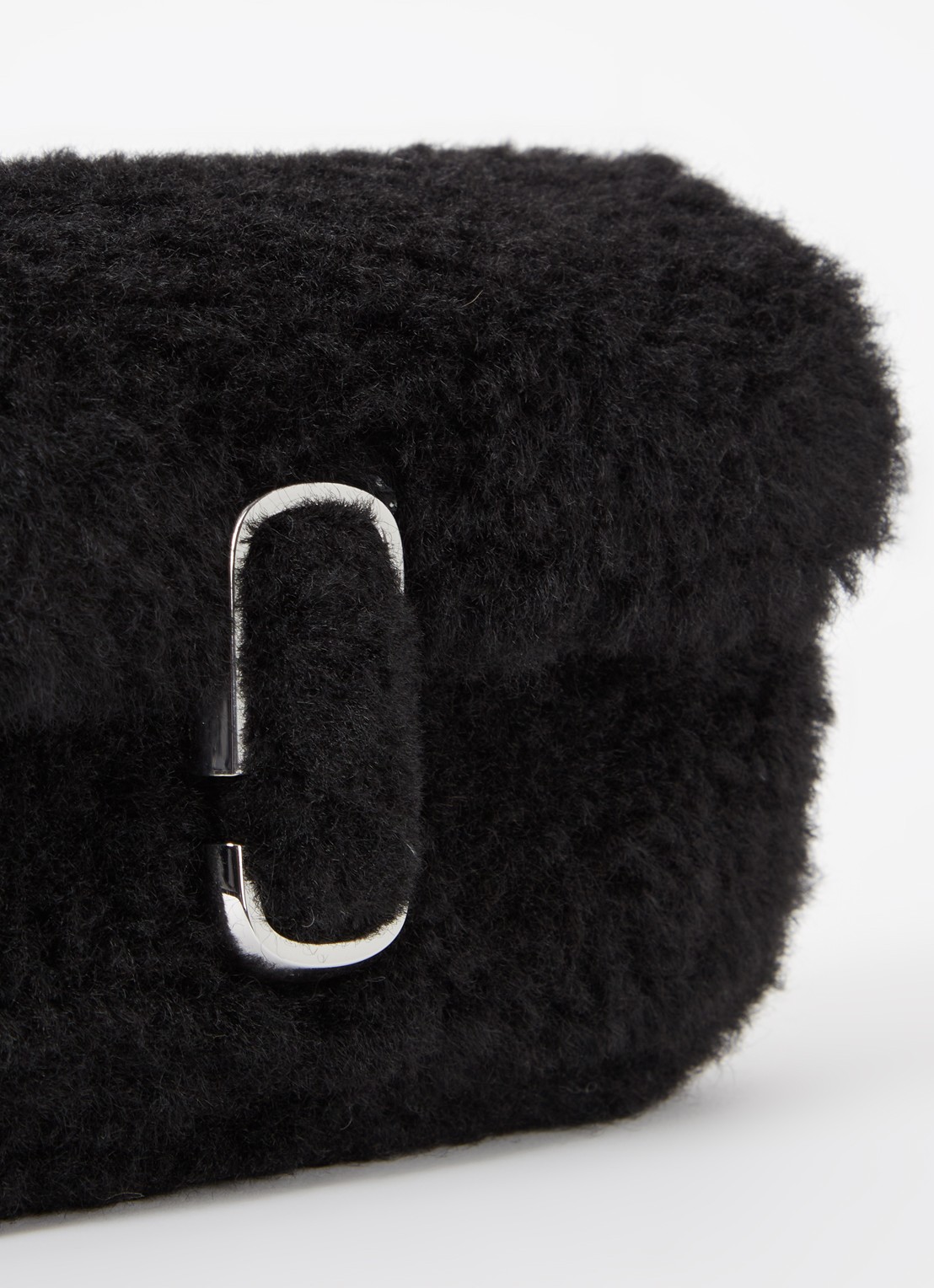 Marc Jacobs The J Marc schoudertas van teddy - detail 4 zwart