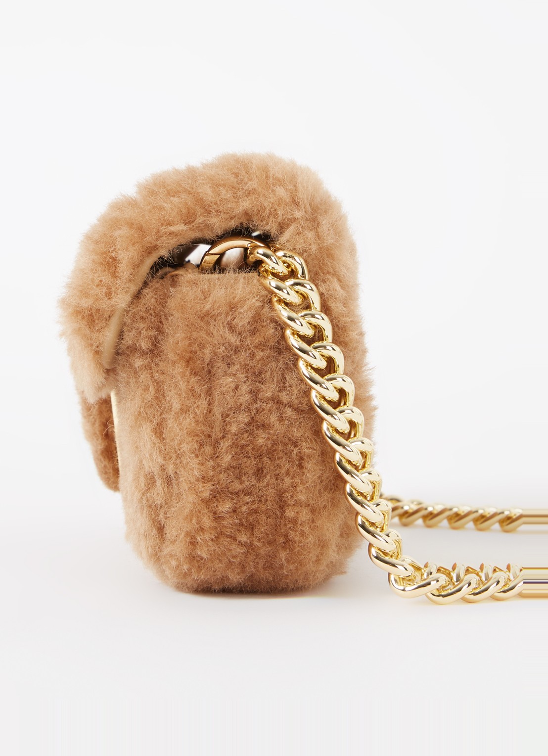 Marc Jacobs The J Marc schoudertas van teddy - detail 6 camel