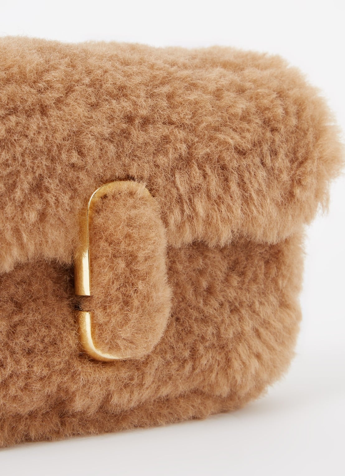 Marc Jacobs The J Marc schoudertas van teddy - detail 7 camel