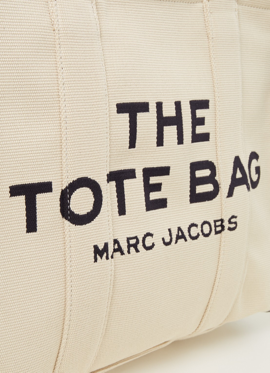 Marc Jacobs The Large Tote shopper met print - detail 3 zand