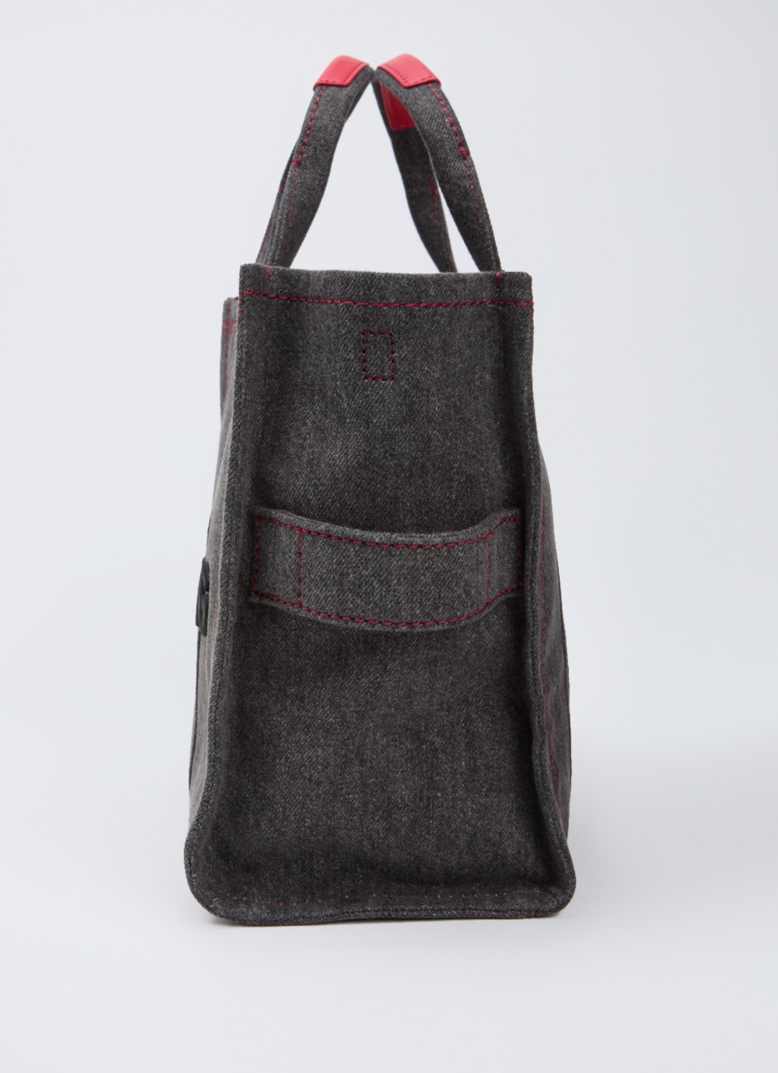 Marc Jacobs The Medium Tote handtas met logo - detail 4 antraciet