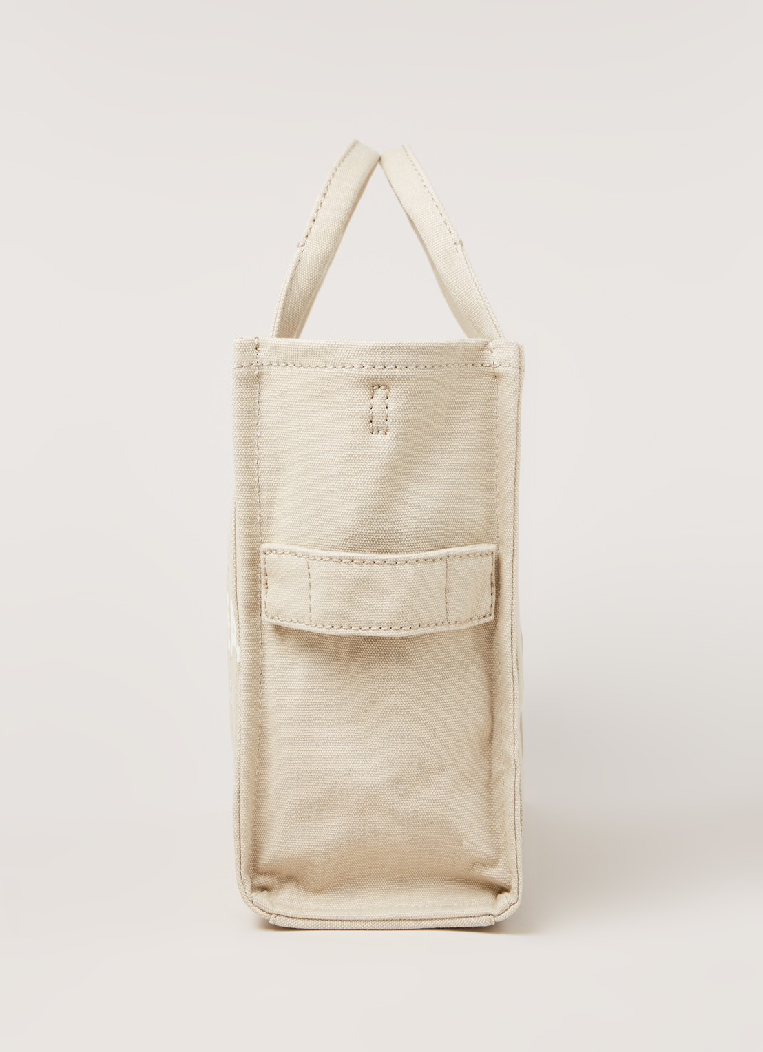 Marc Jacobs The Medium Tote handtas van canvas - detail 3 beige