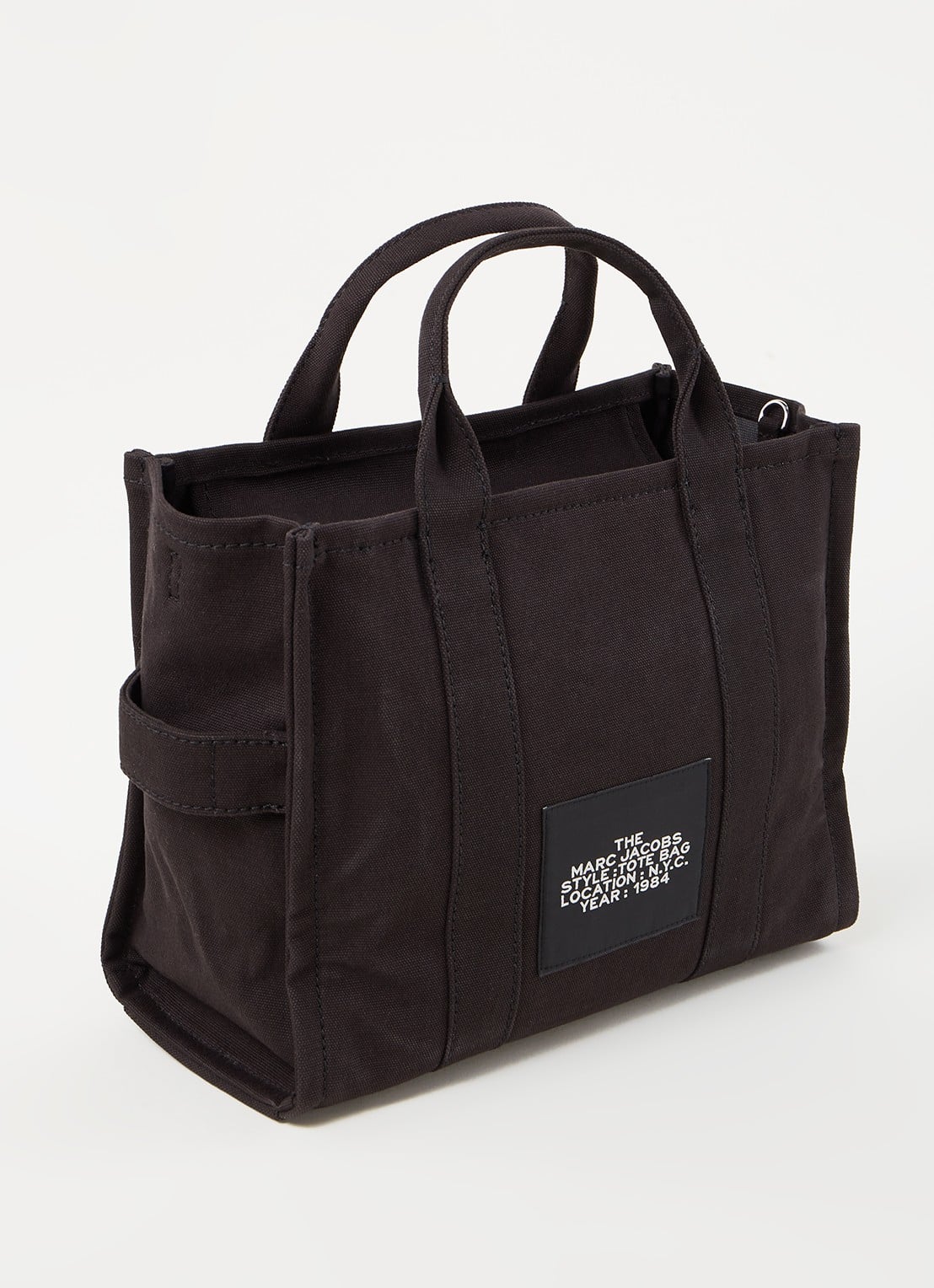 Marc Jacobs The Medium Tote handtas van canvas - detail 2 zwart