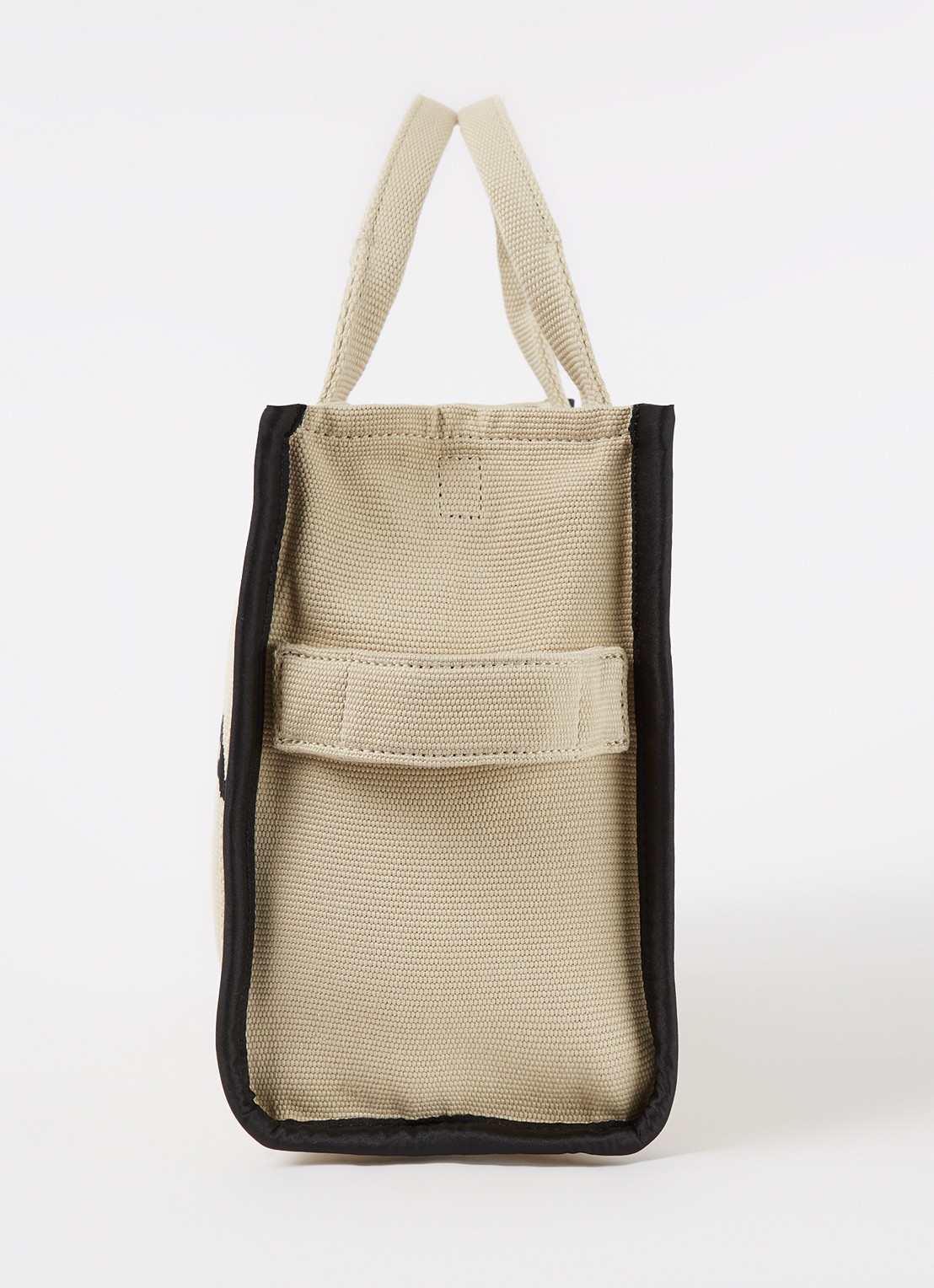 Marc Jacobs The Medium Tote handtas van canvas - detail 2 creme