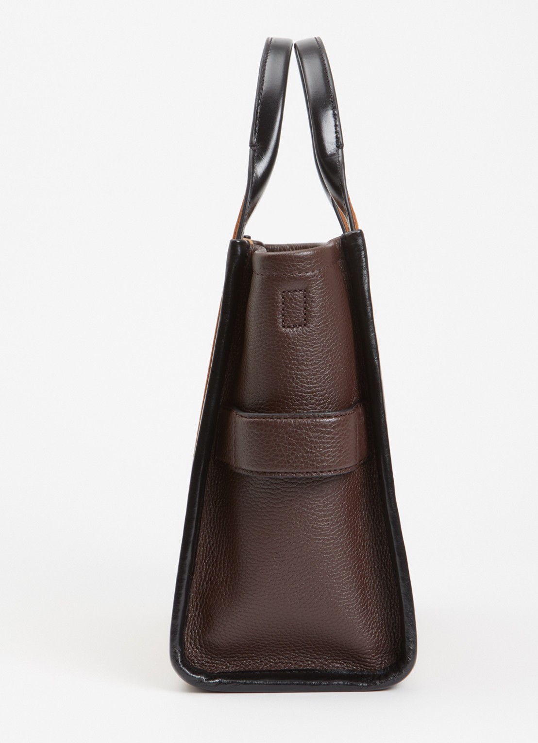 Marc Jacobs The Medium Tote handtas van suède met afneembare schouderriem - detail 3 cognac