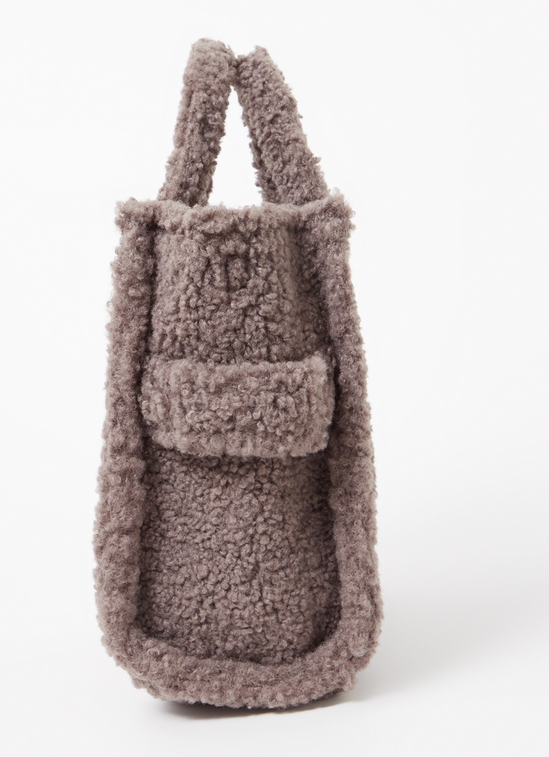 Marc Jacobs The Medium Tote handtas van teddy met logo - detail 5 taupe