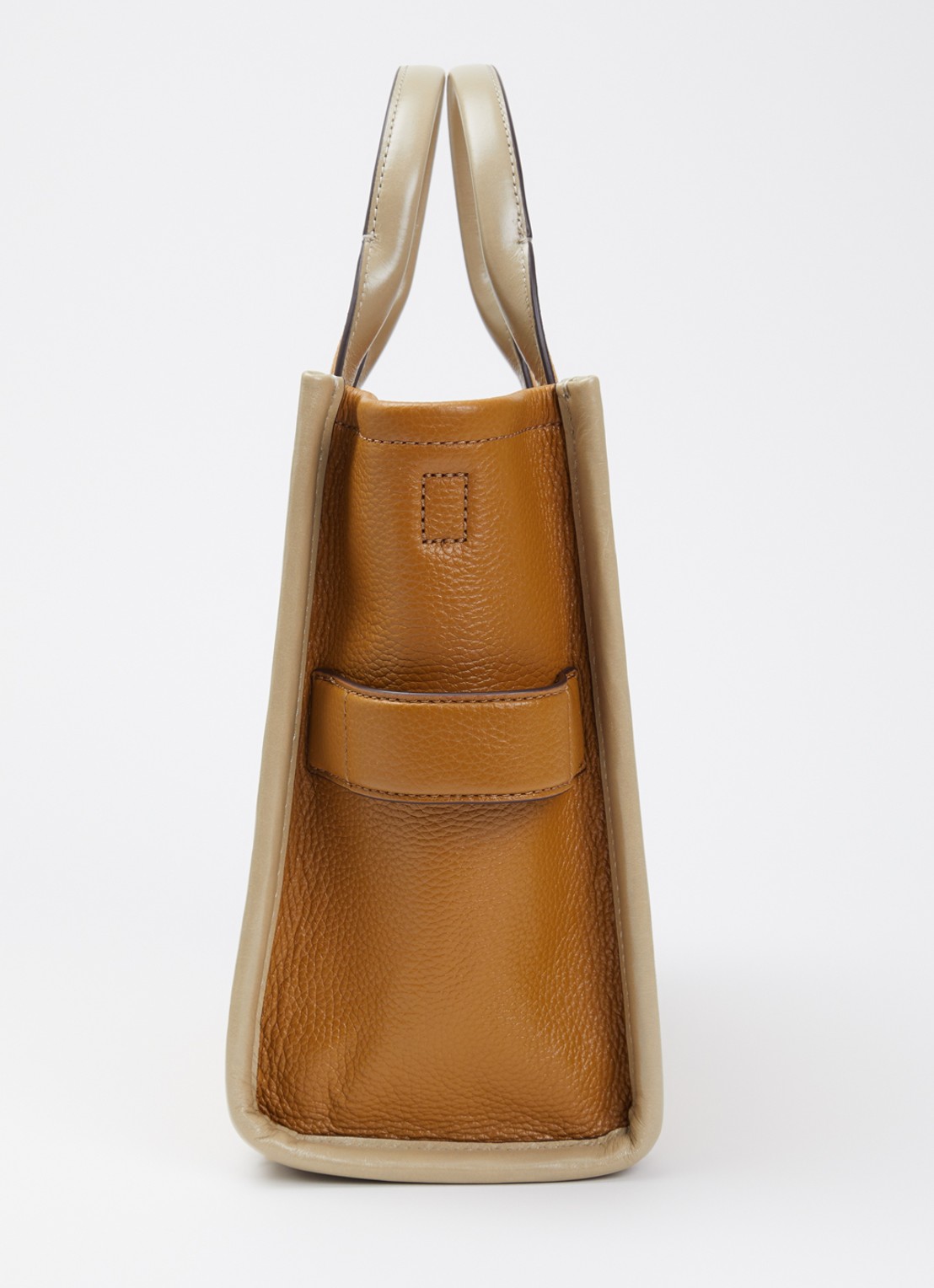 Marc Jacobs The Medium Tote schoudertas van suède met afneembare schouderriem - detail 2 camel
