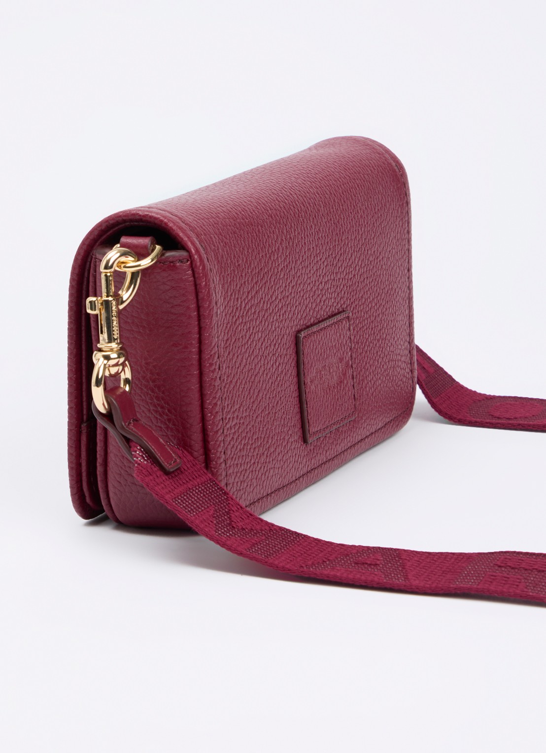 Marc Jacobs The Mini crossbodytas met logo  - achterkant 3 rood