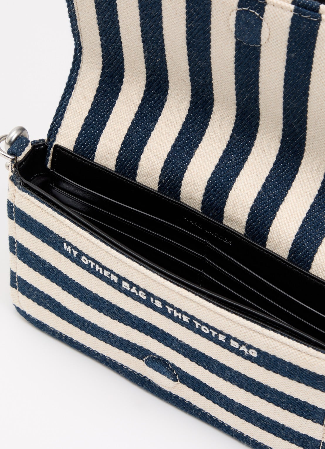 Marc Jacobs The Mini crossbodytas met logo  - detail 2 donkerblauw
