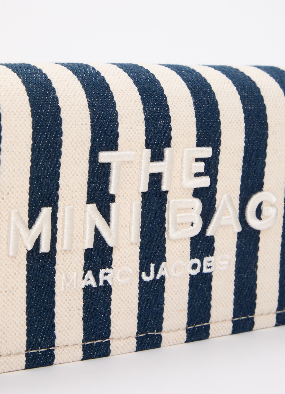 Marc Jacobs The Mini crossbodytas met logo  - detail 4 donkerblauw